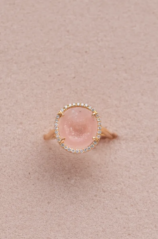 ROCKY ring, blush sold by Karolin Van Loon Womens