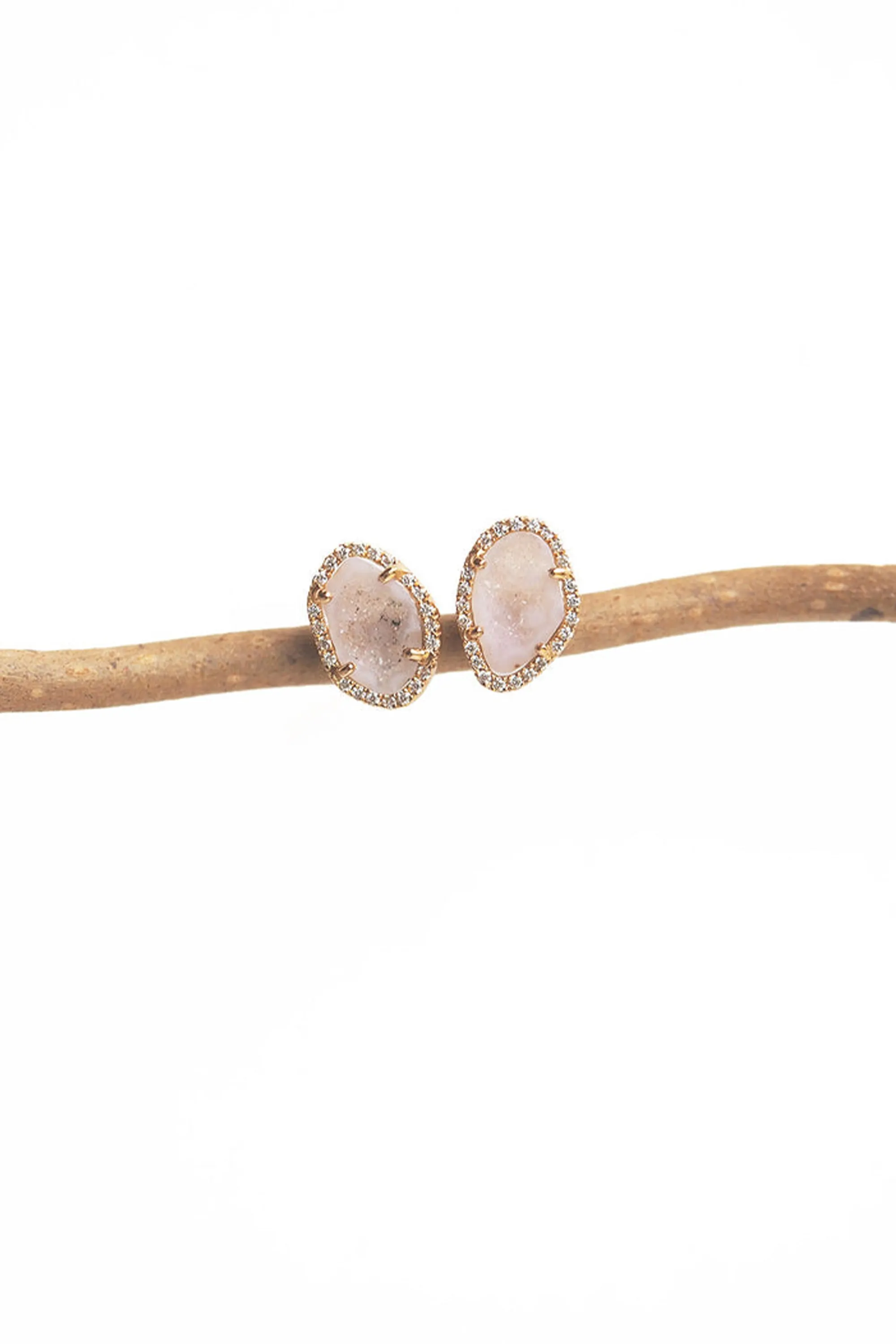 APRIL studs, pink sold by Karolin Van Loon Womens product image thumbnail 4