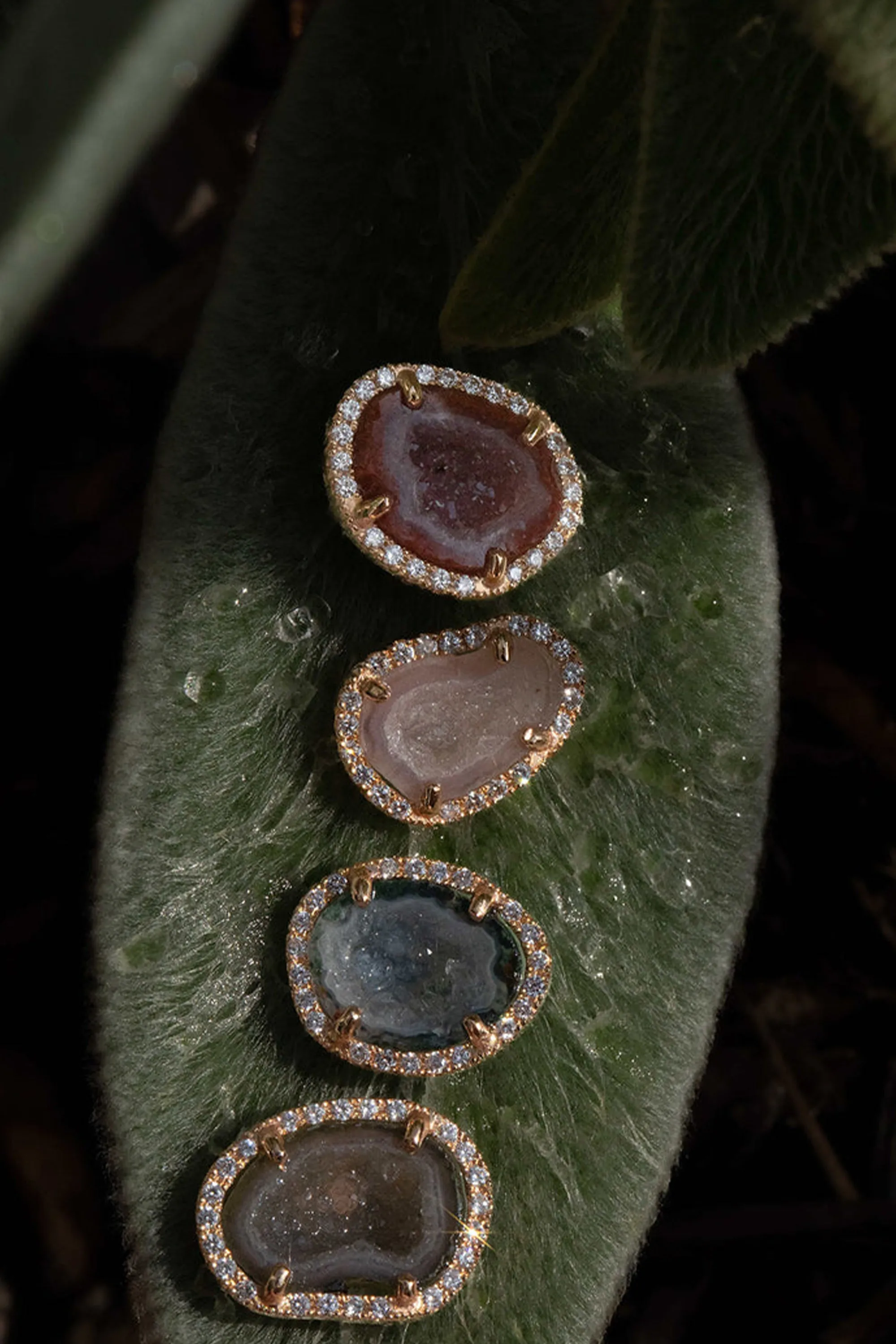 APRIL studs, orange sold by Karolin Van Loon Womens product image thumbnail 2