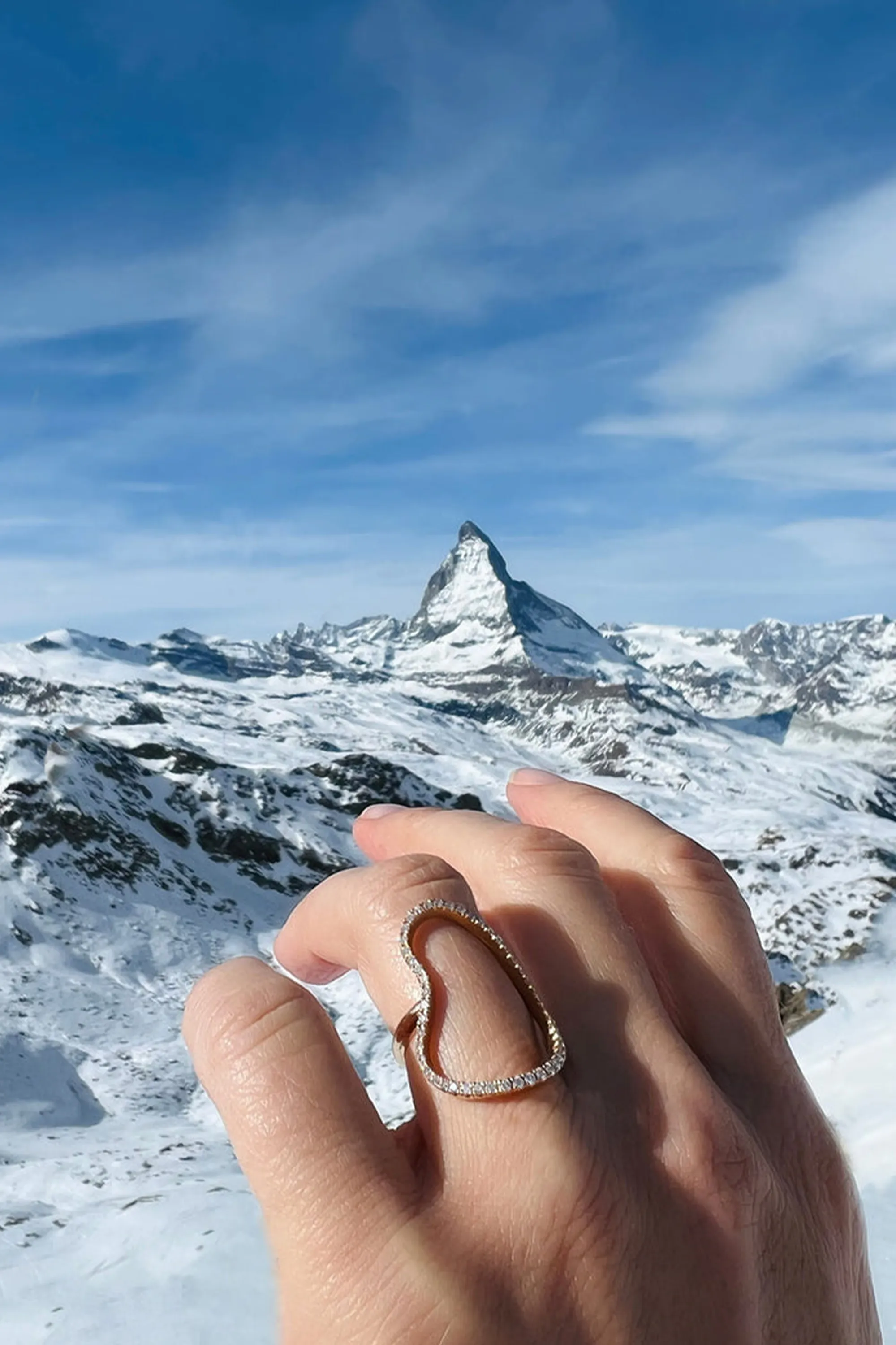 AIRE ring, diamonds (large) sold by Karolin Van Loon Womens product image thumbnail 2