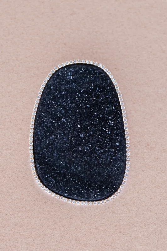 ASTRID ring, black sold by Karolin Van Loon Womens