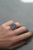 ROCKY ring, blue/black sold by Karolin Van Loon Womens