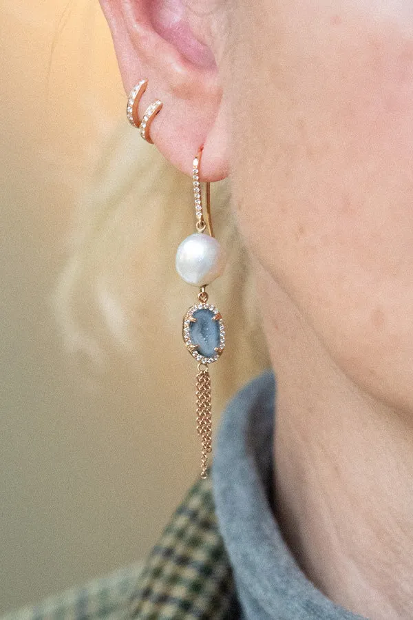 OLIVINA earrings, blue sold by Karolin Van Loon Womens product image thumbnail 4