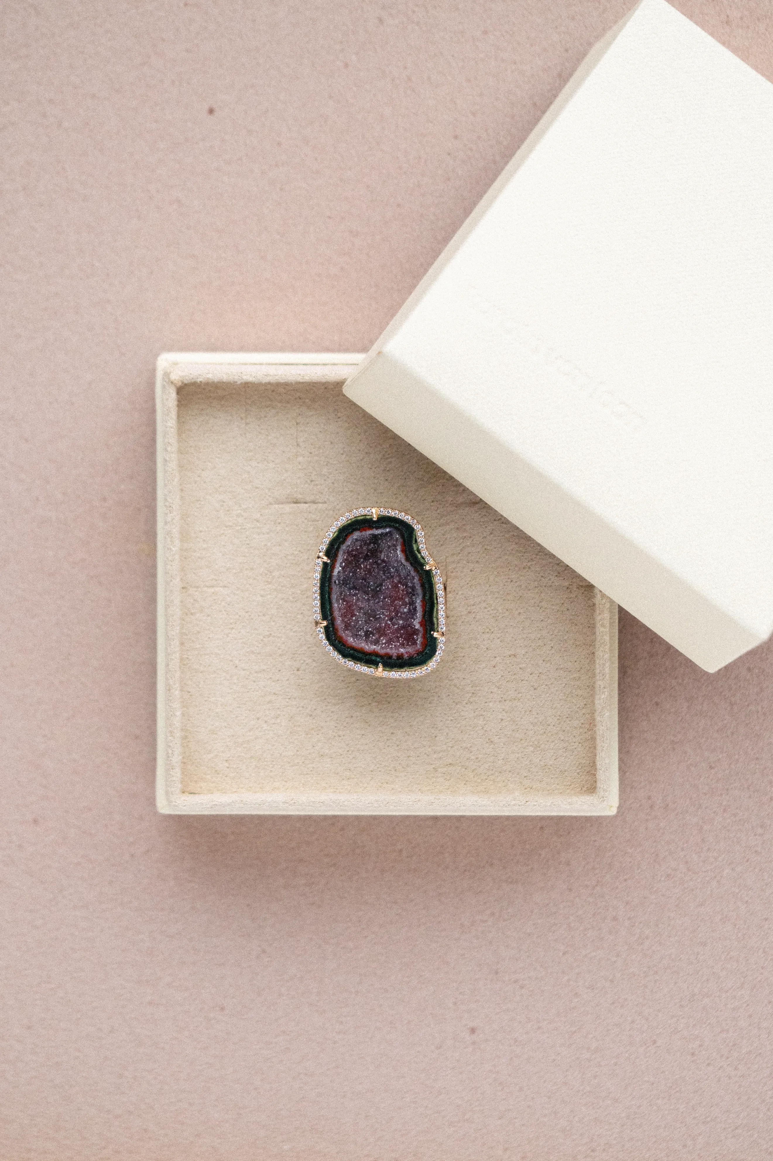 ROCKY ring, maroon sold by Karolin Van Loon Womens product image thumbnail 3