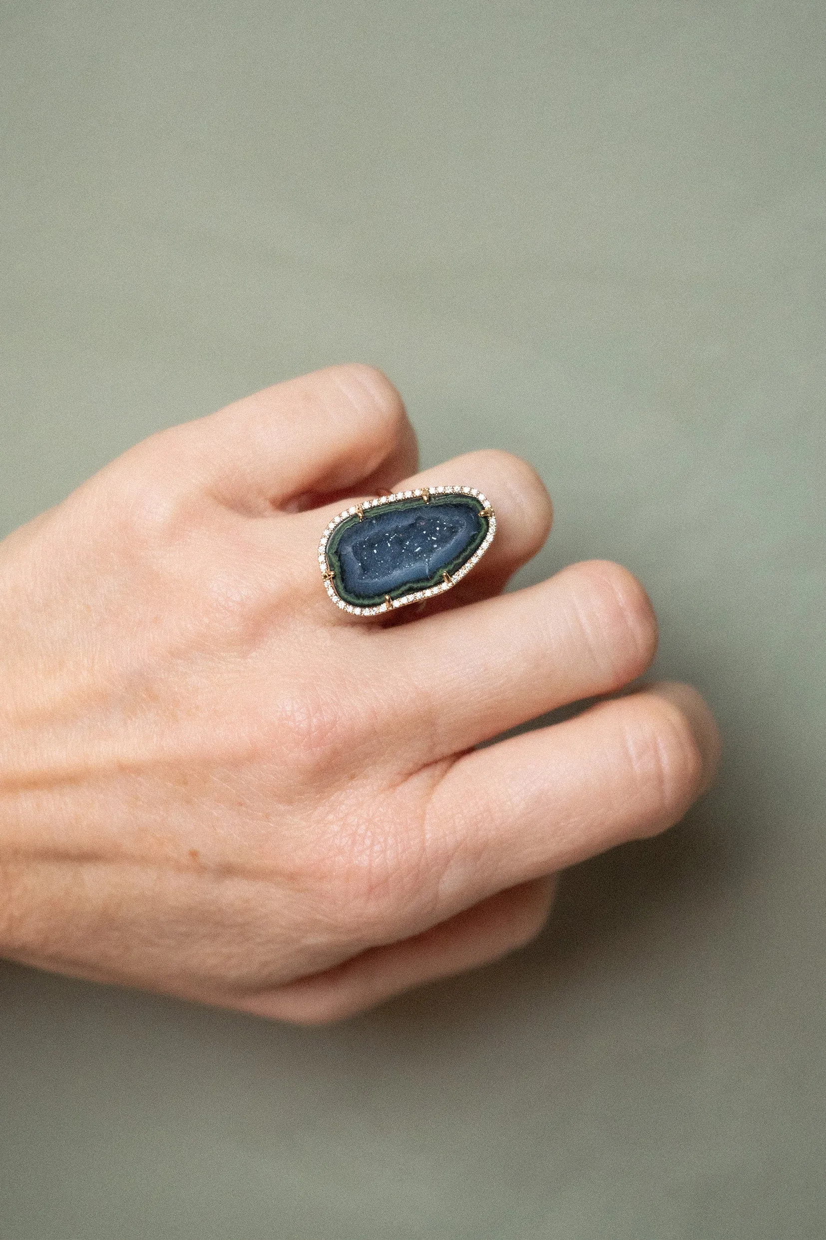 ROCKY ring, ocean sold by Karolin Van Loon Womens product image thumbnail 4