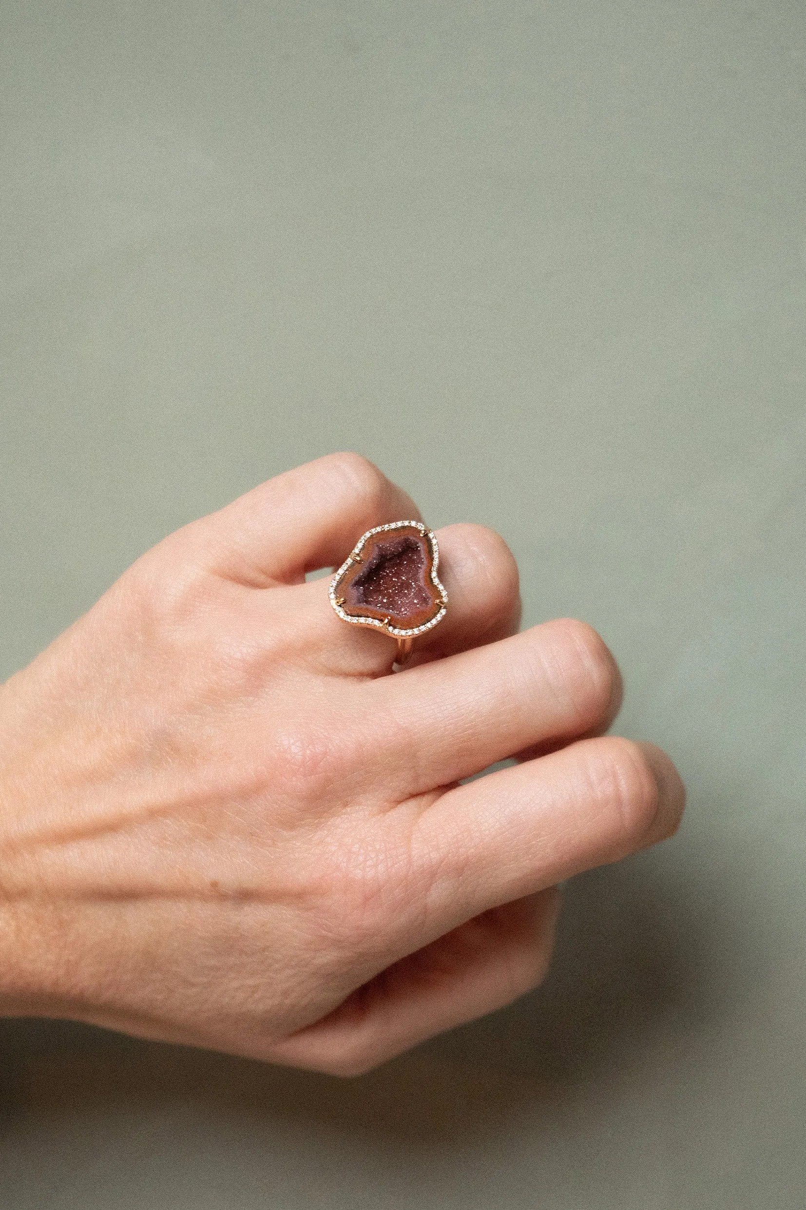 ROCKY ring, Amber Rouge sold by Karolin Van Loon Womens product image thumbnail 2