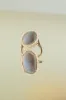 ROCKY ring, white sold by Karolin Van Loon Womens