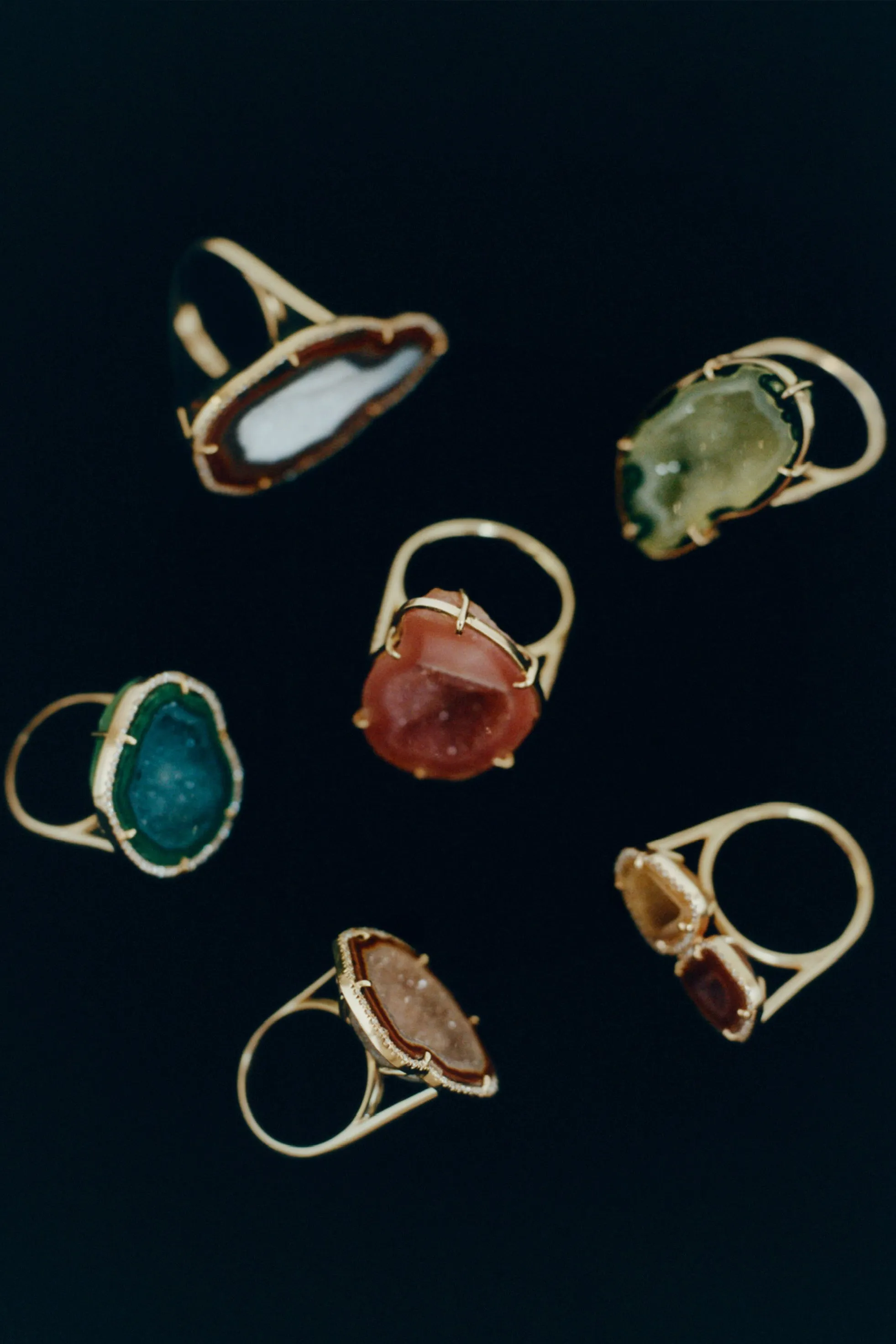 ROCKY ring, Forest green sold by Karolin Van Loon Womens product image thumbnail 4