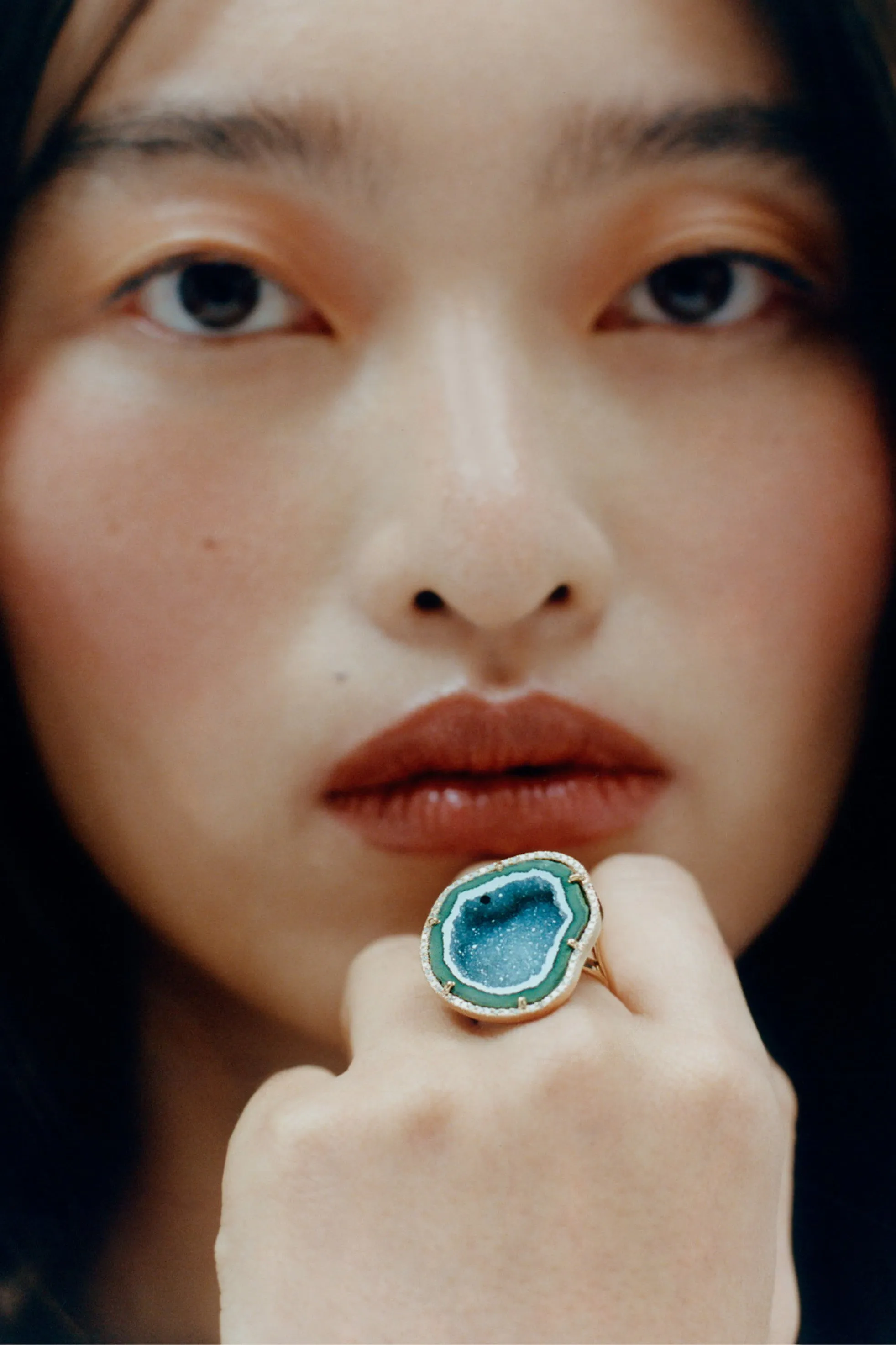 ROCKY ring, Forest green sold by Karolin Van Loon Womens product image thumbnail 3