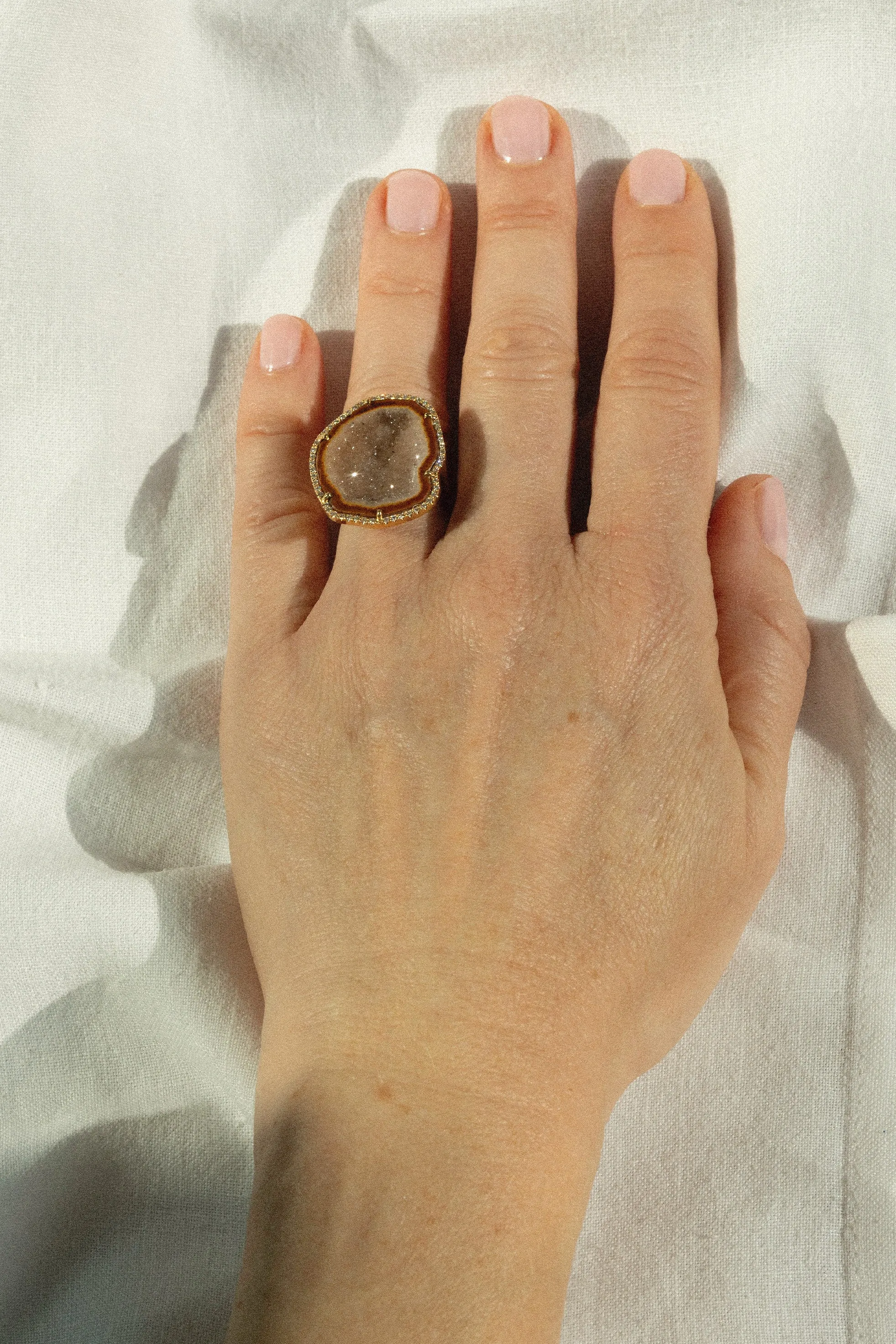 ROCKY ring, brown sold by Karolin Van Loon Womens product image thumbnail 3