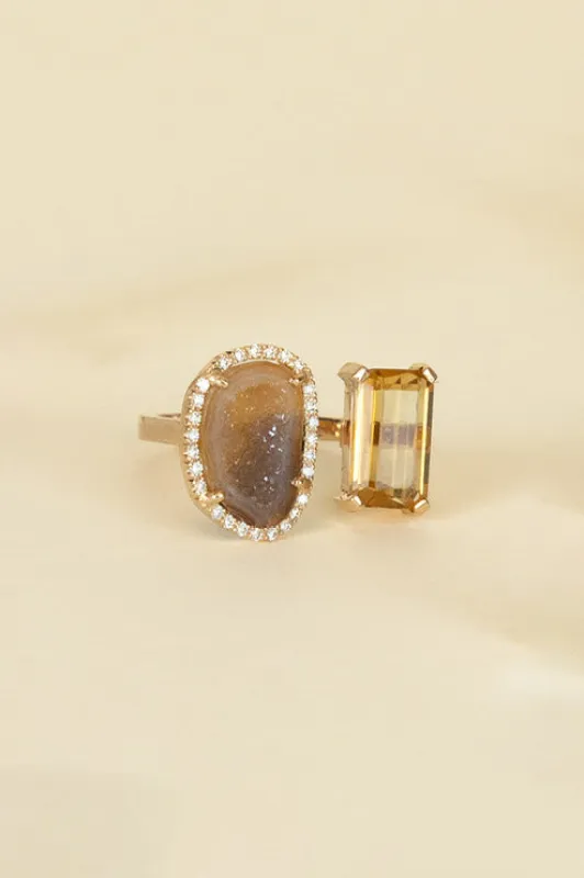 Rio ring, orange sold by Karolin Van Loon Womens