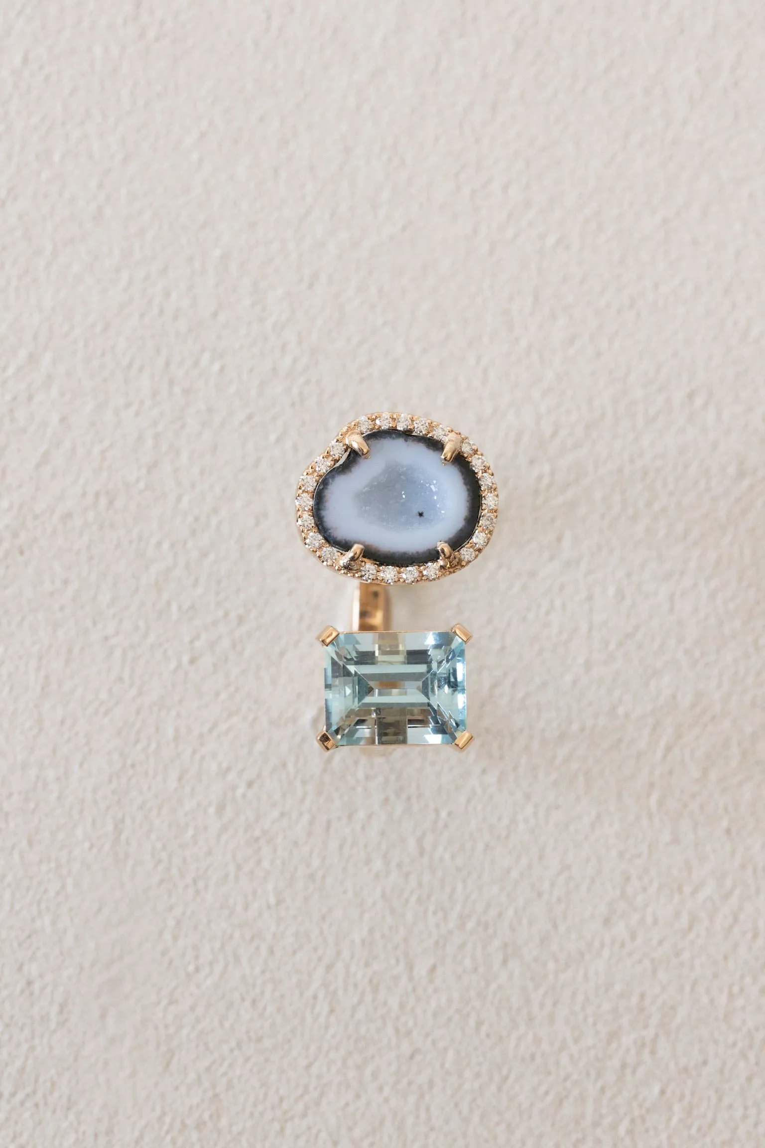 Rio ring, blue sold by Karolin Van Loon Womens