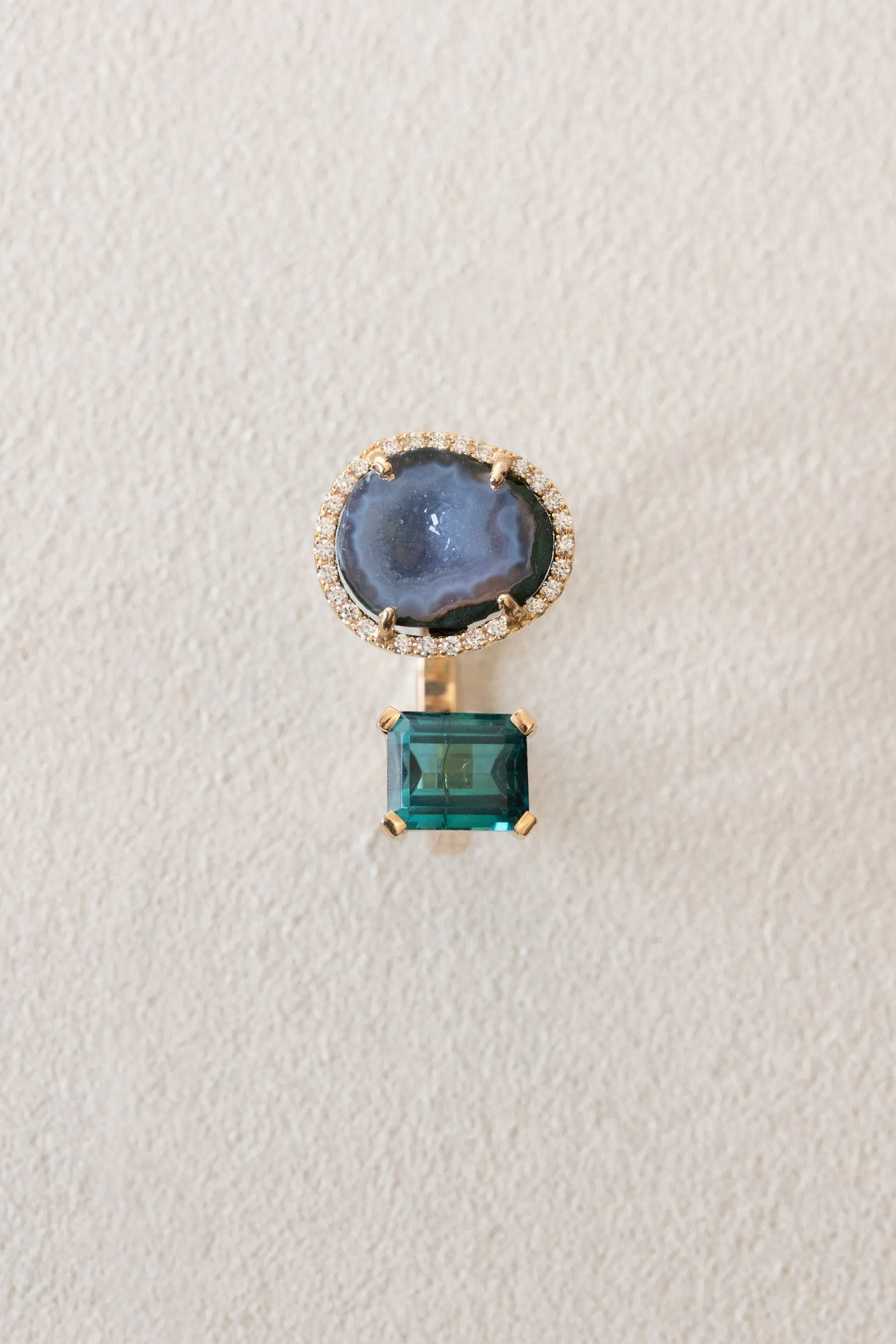 Rio ring, blue green sold by Karolin Van Loon Womens product image thumbnail 2