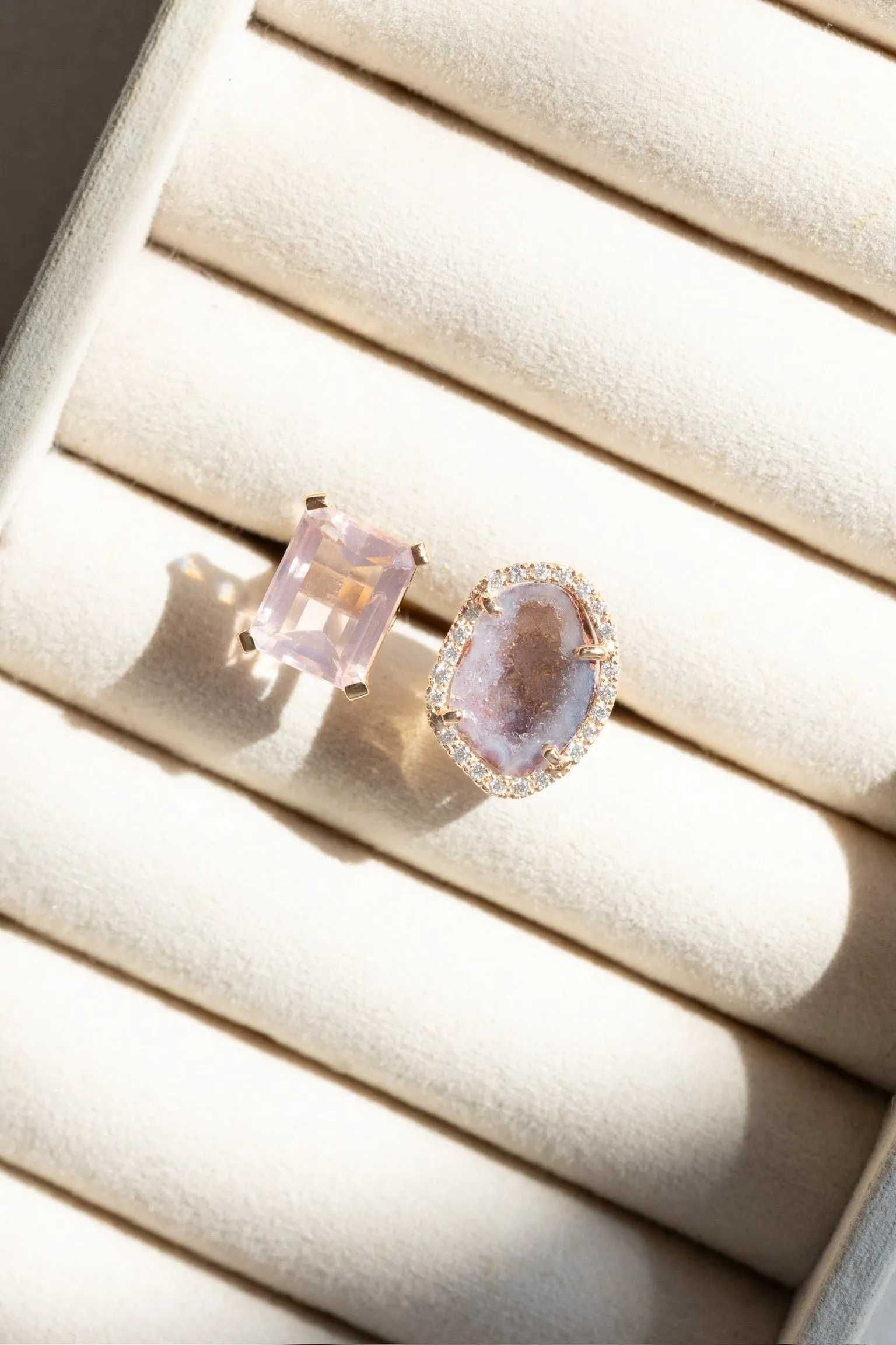 Rio ring, Pink sold by Karolin Van Loon Womens