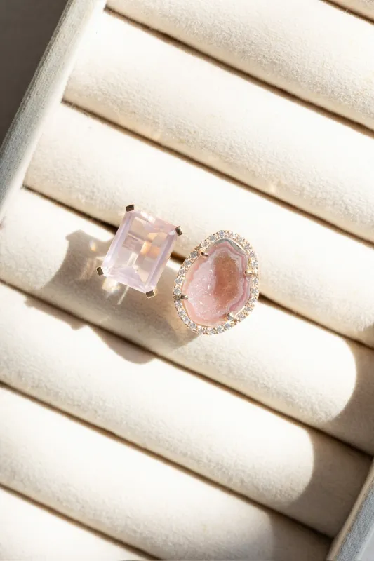 Rio ring, cotton blush sold by Karolin Van Loon Womens