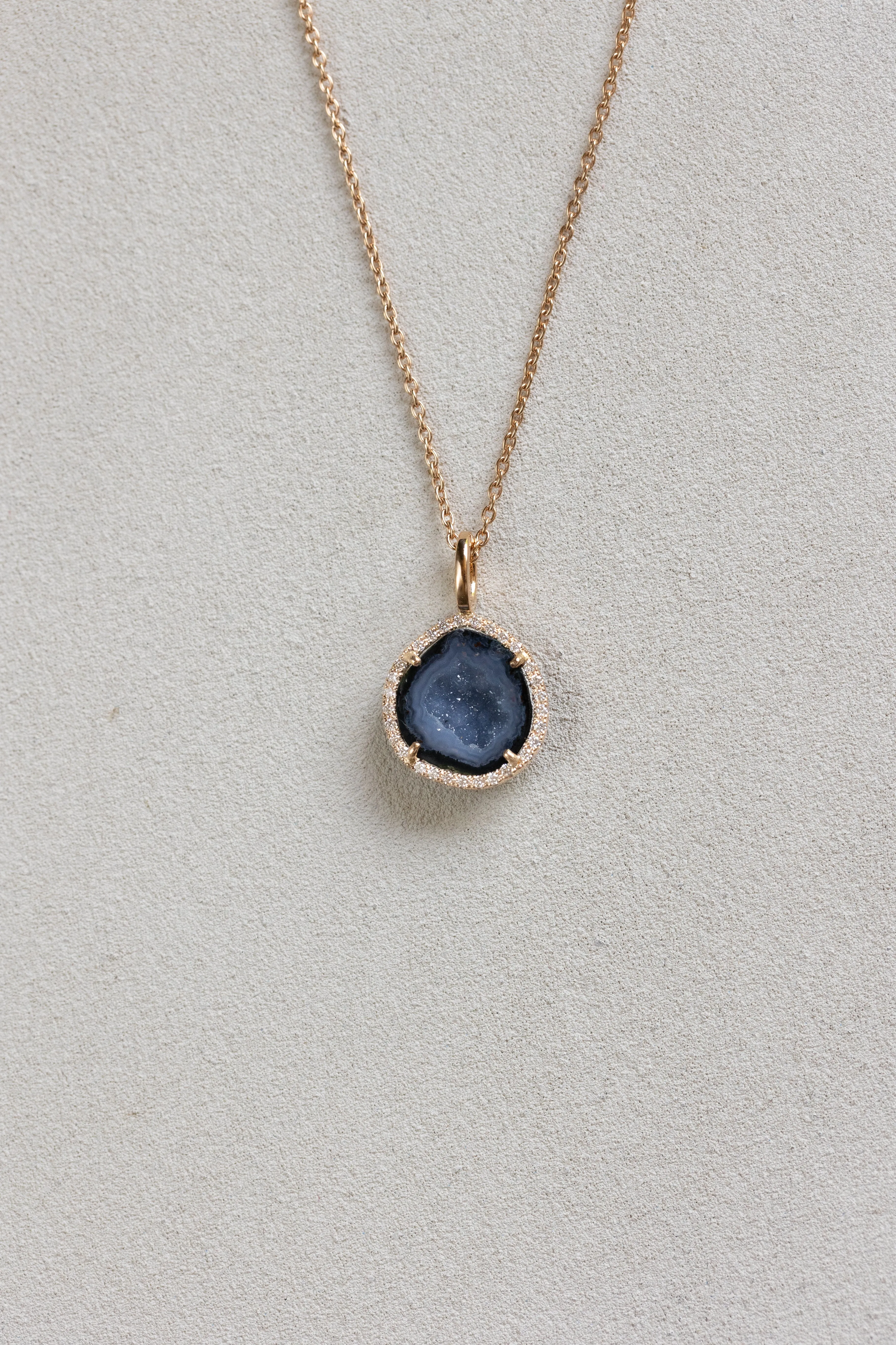 mini LOUISE pendant, stiffkey blue sold by Karolin Van Loon Womens