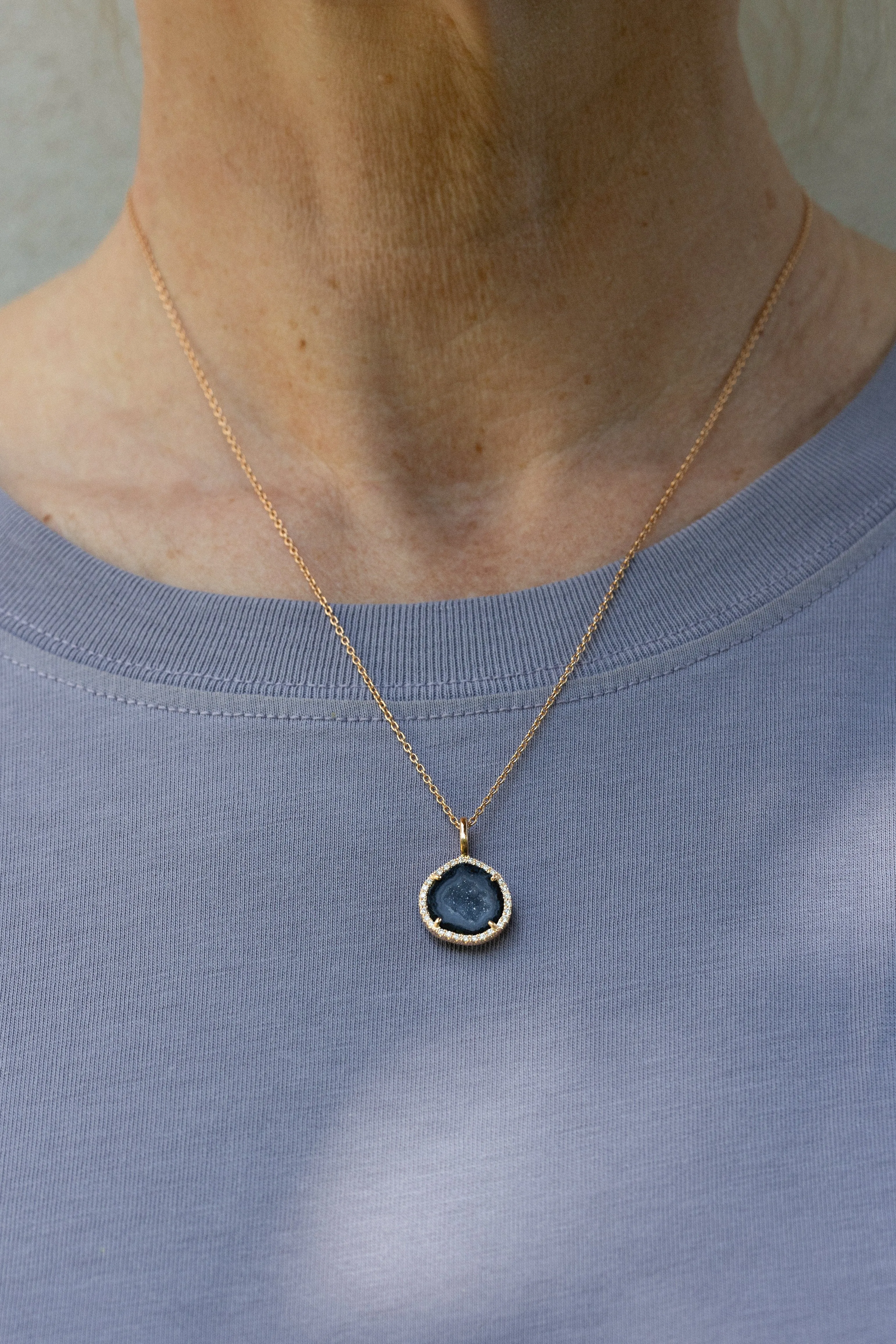 mini LOUISE pendant, stiffkey blue sold by Karolin Van Loon Womens product image thumbnail 2
