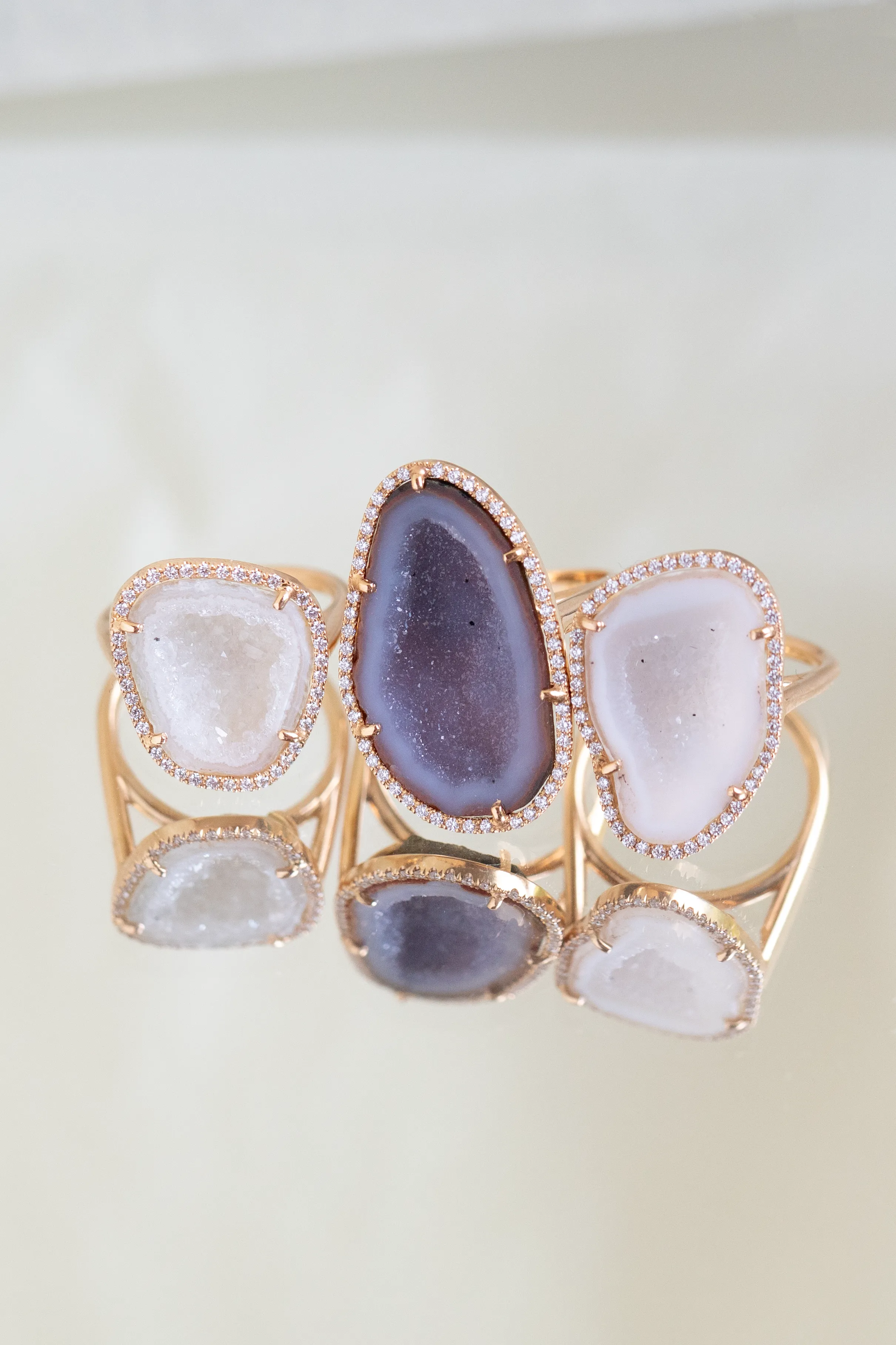 ROCKY ring, white sold by Karolin Van Loon Womens product image thumbnail 3