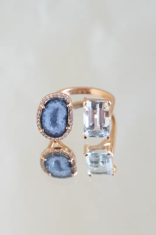 Rio ring, blue sold by Karolin Van Loon Womens