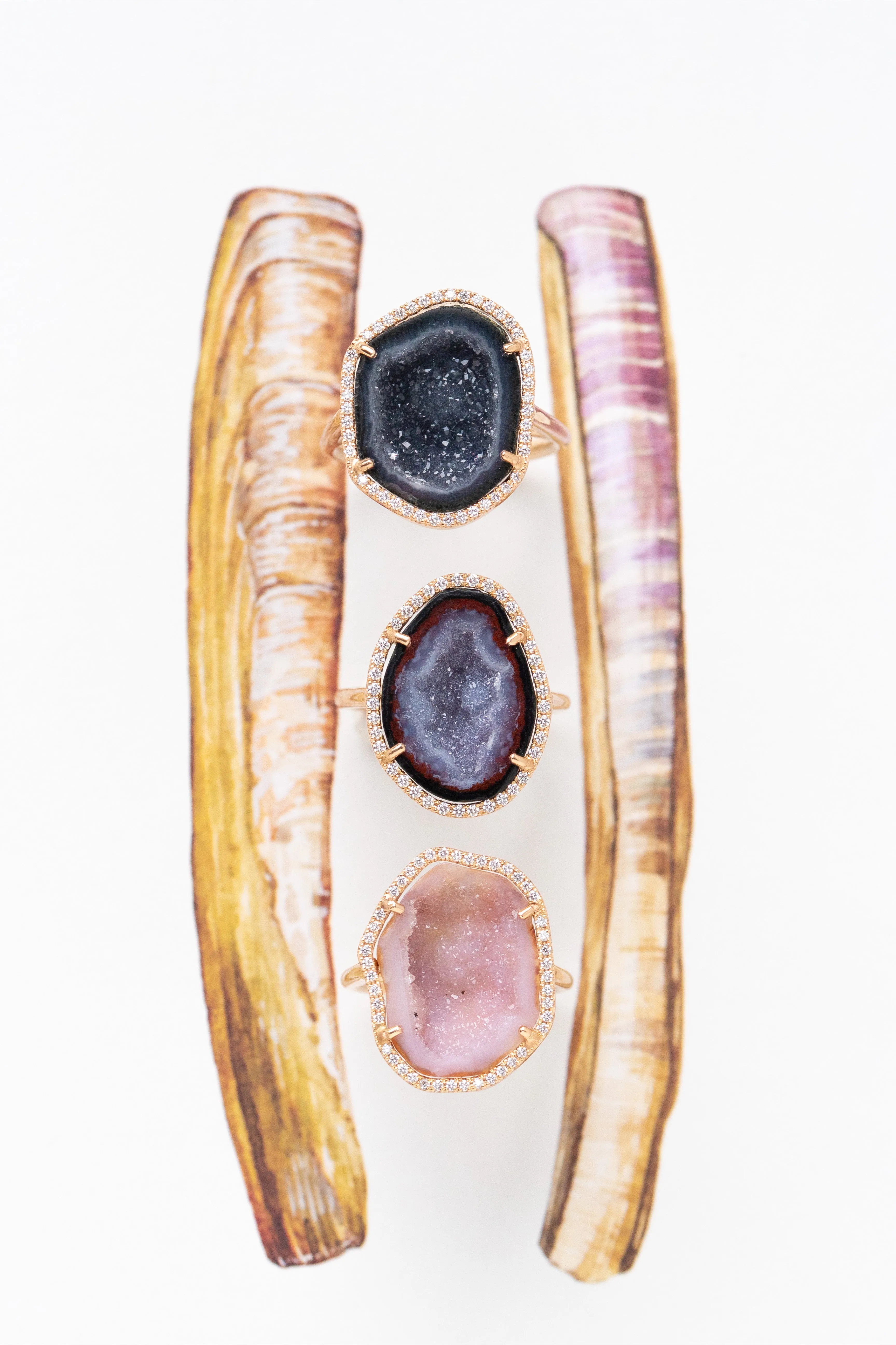 ROCKY ring, red/blue sold by Karolin Van Loon Womens product image thumbnail 3