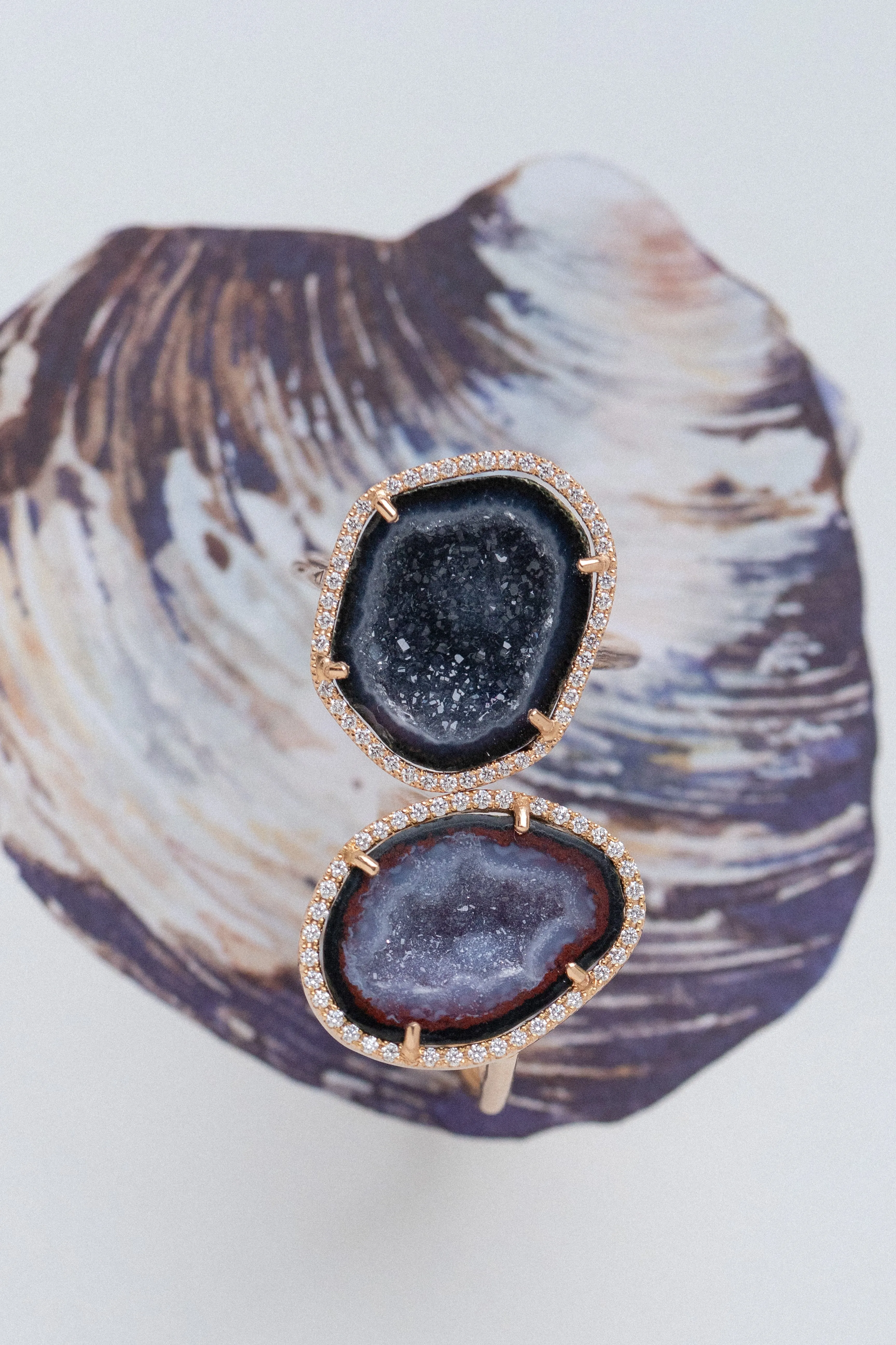 ROCKY ring, red/blue sold by Karolin Van Loon Womens product image thumbnail 4