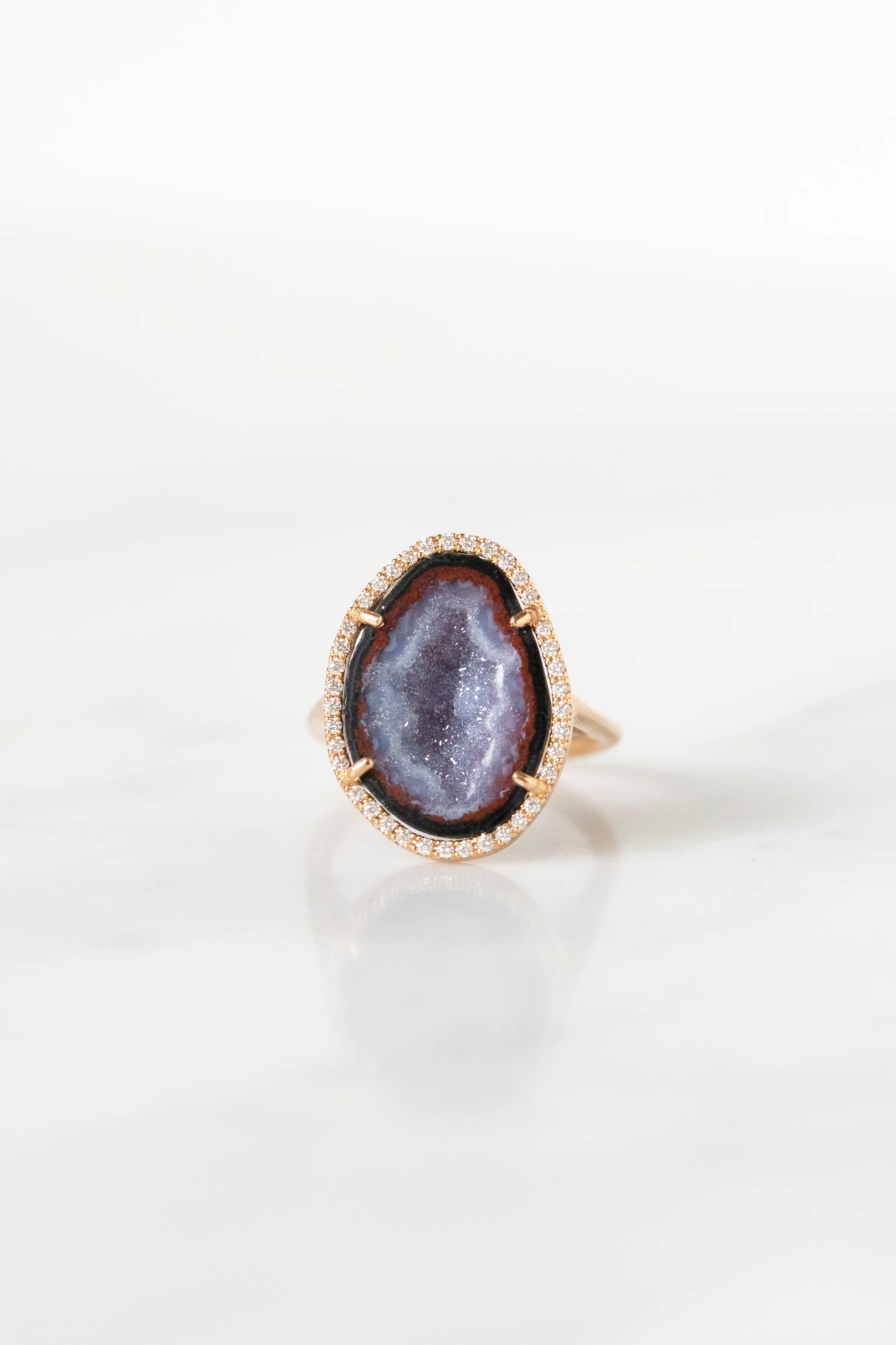 ROCKY ring, red/blue sold by Karolin Van Loon Womens