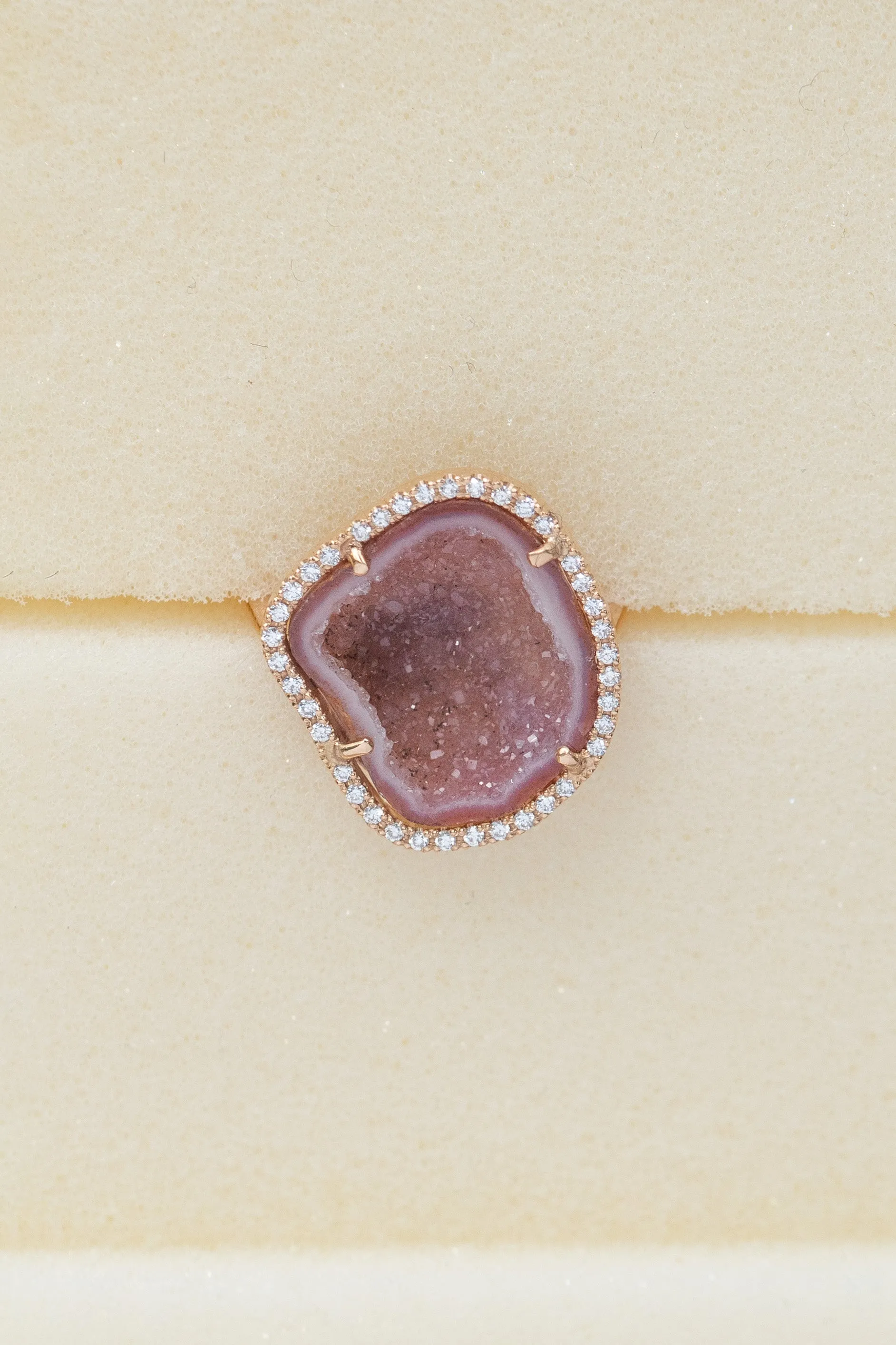 ROCKY ring, Burgundy sold by Karolin Van Loon Womens