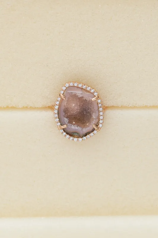ROCKY ring, orange brown sold by Karolin Van Loon Womens