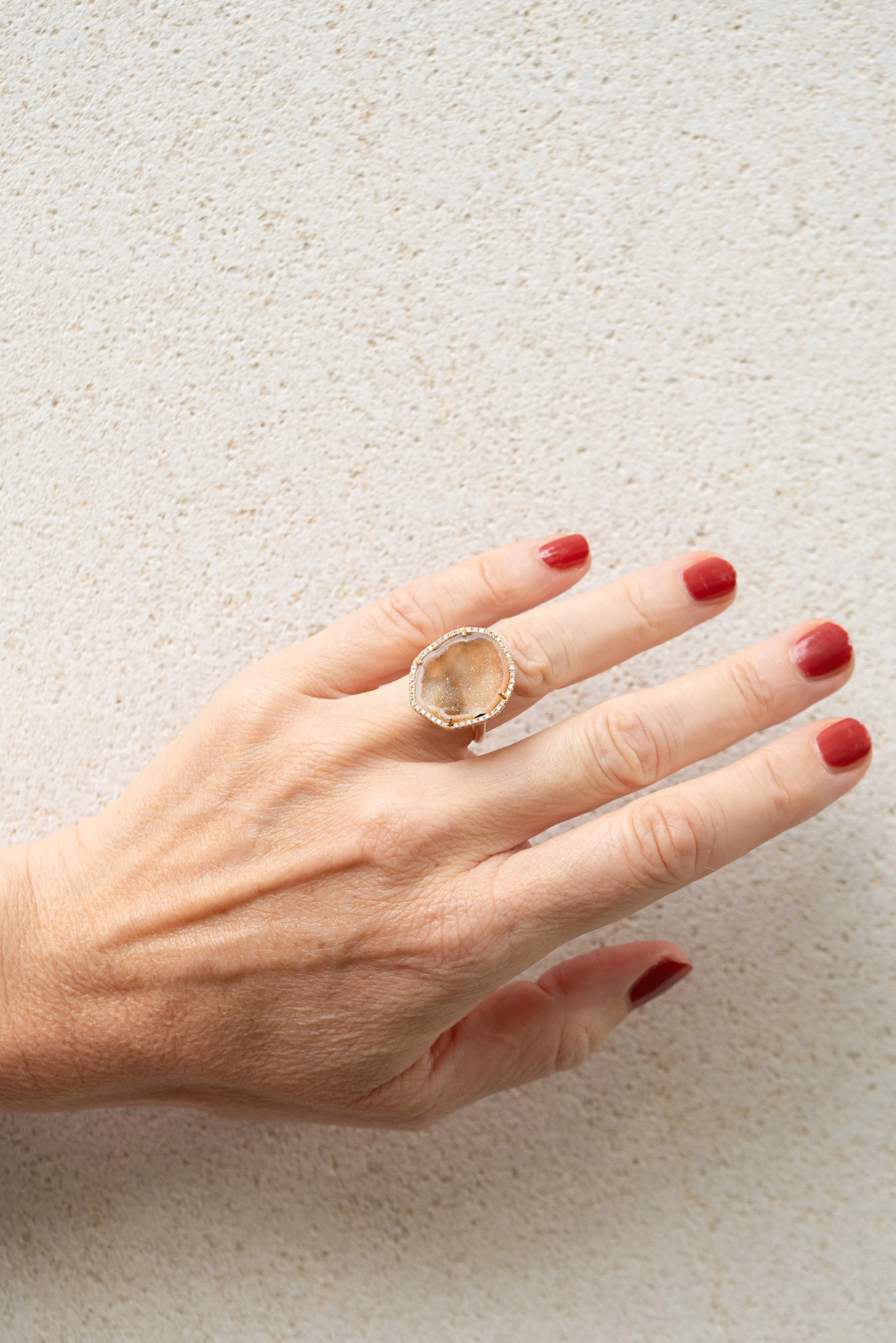 ROCKY ring, yellow sold by Karolin Van Loon Womens product image thumbnail 2