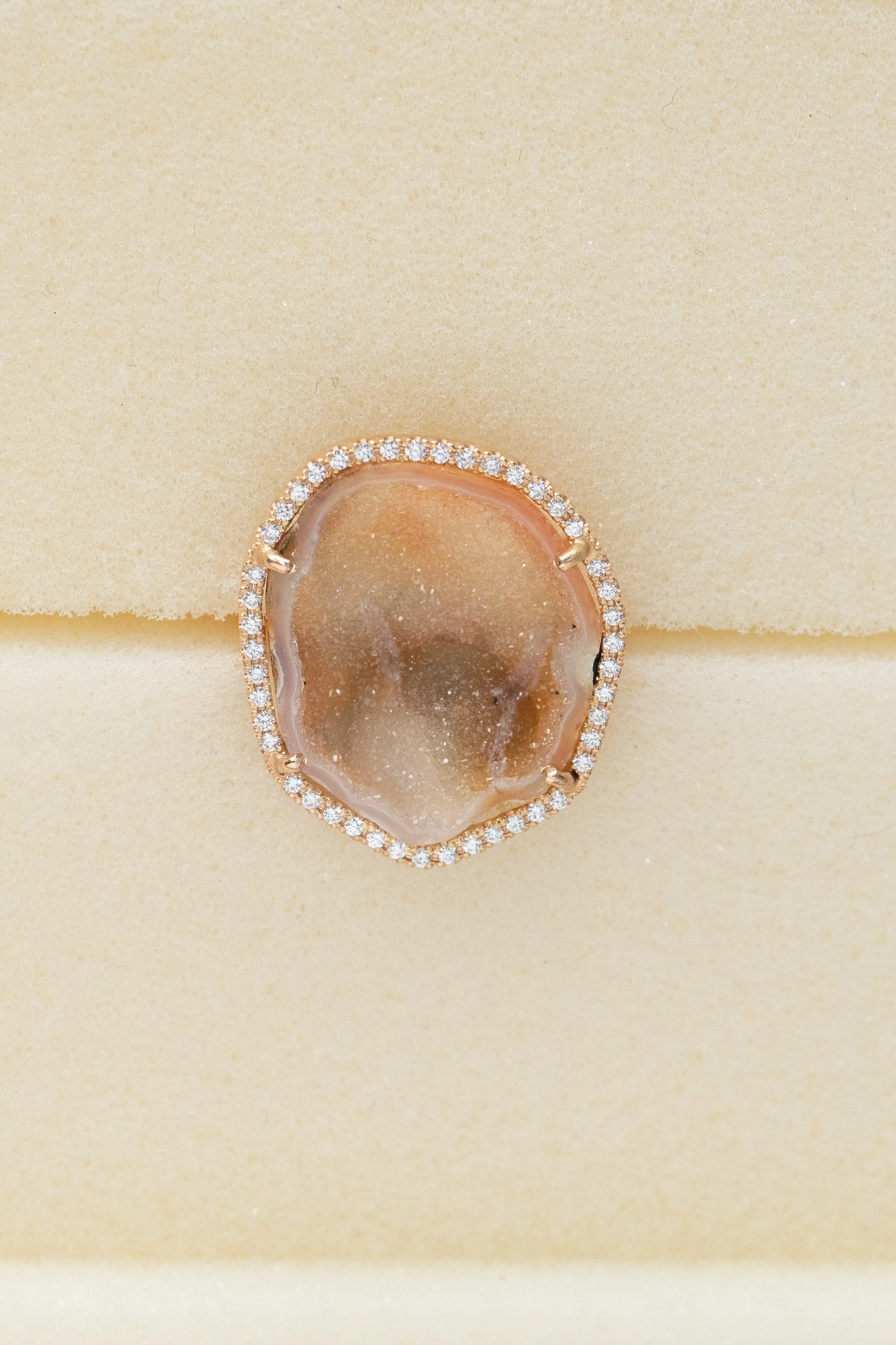 ROCKY ring, yellow sold by Karolin Van Loon Womens