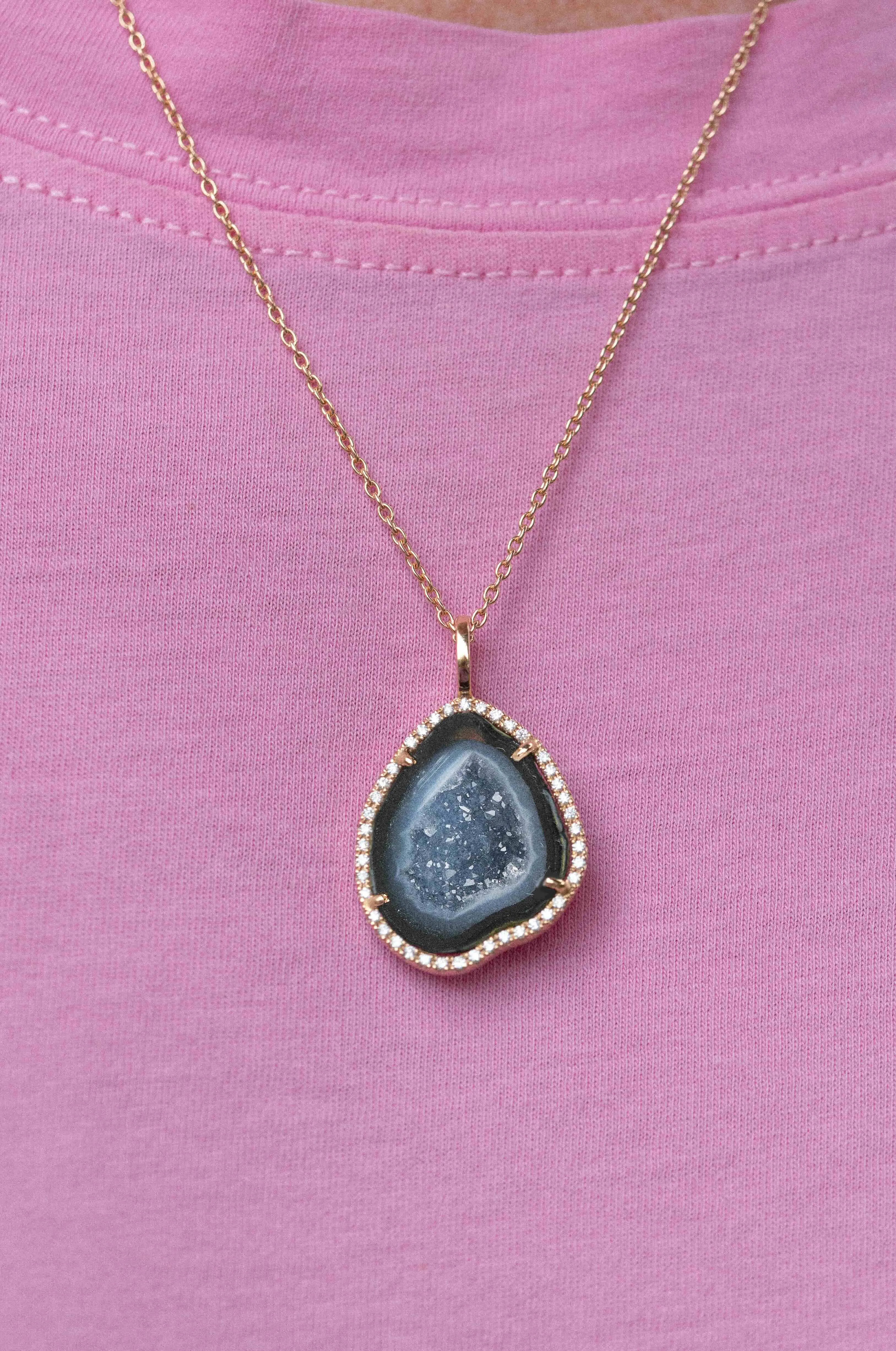 LOUISE pendant, black/blue sold by Karolin Van Loon Womens product image thumbnail 3