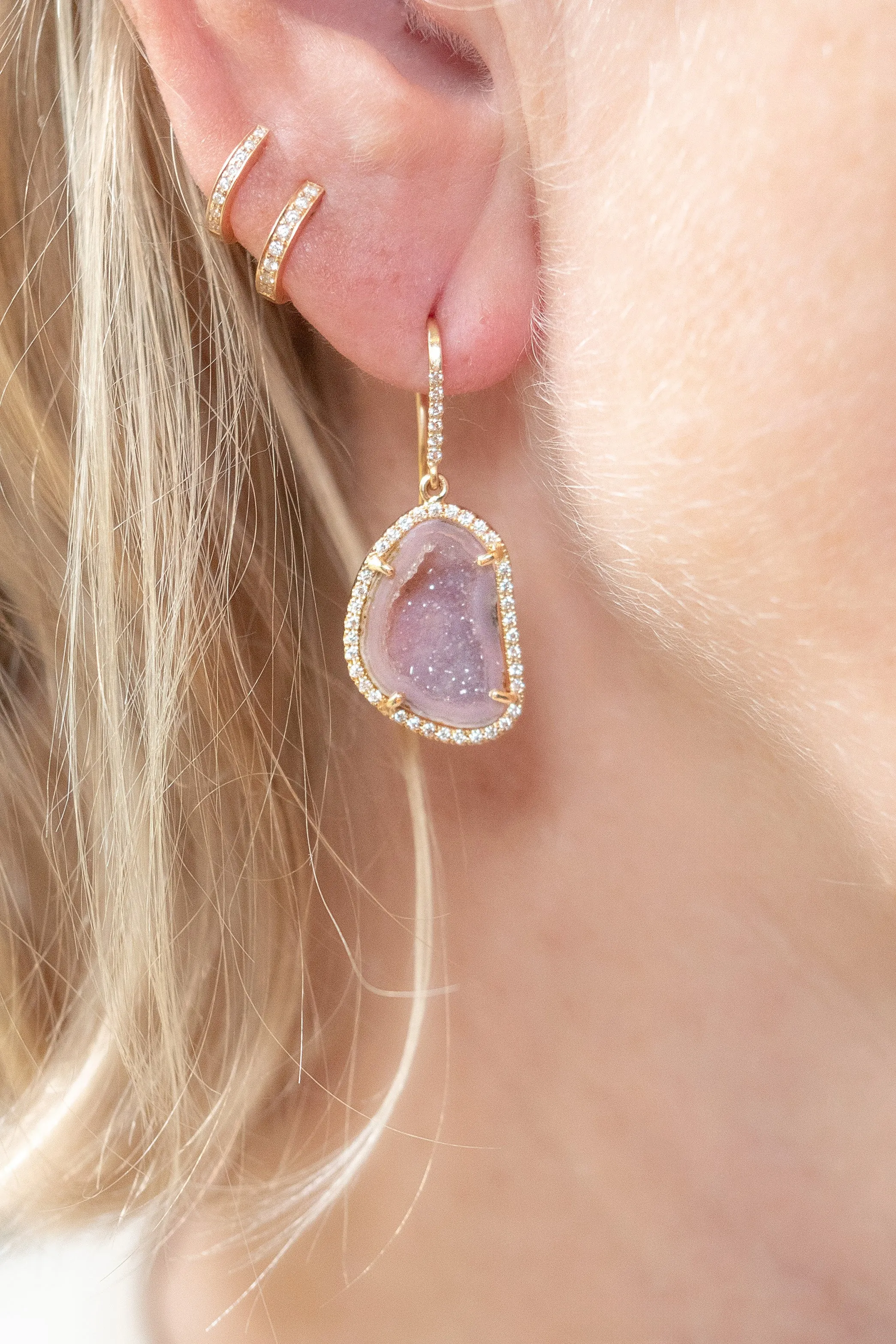 ALISON earrings, aubergine sold by Karolin Van Loon Womens product image thumbnail 2