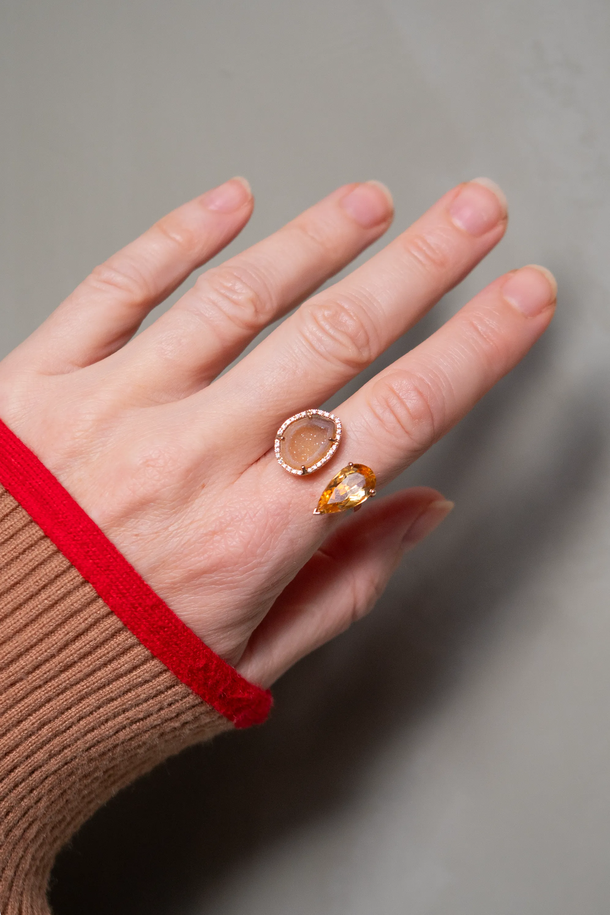 Rio ring, orange sold by Karolin Van Loon Womens product image thumbnail 2