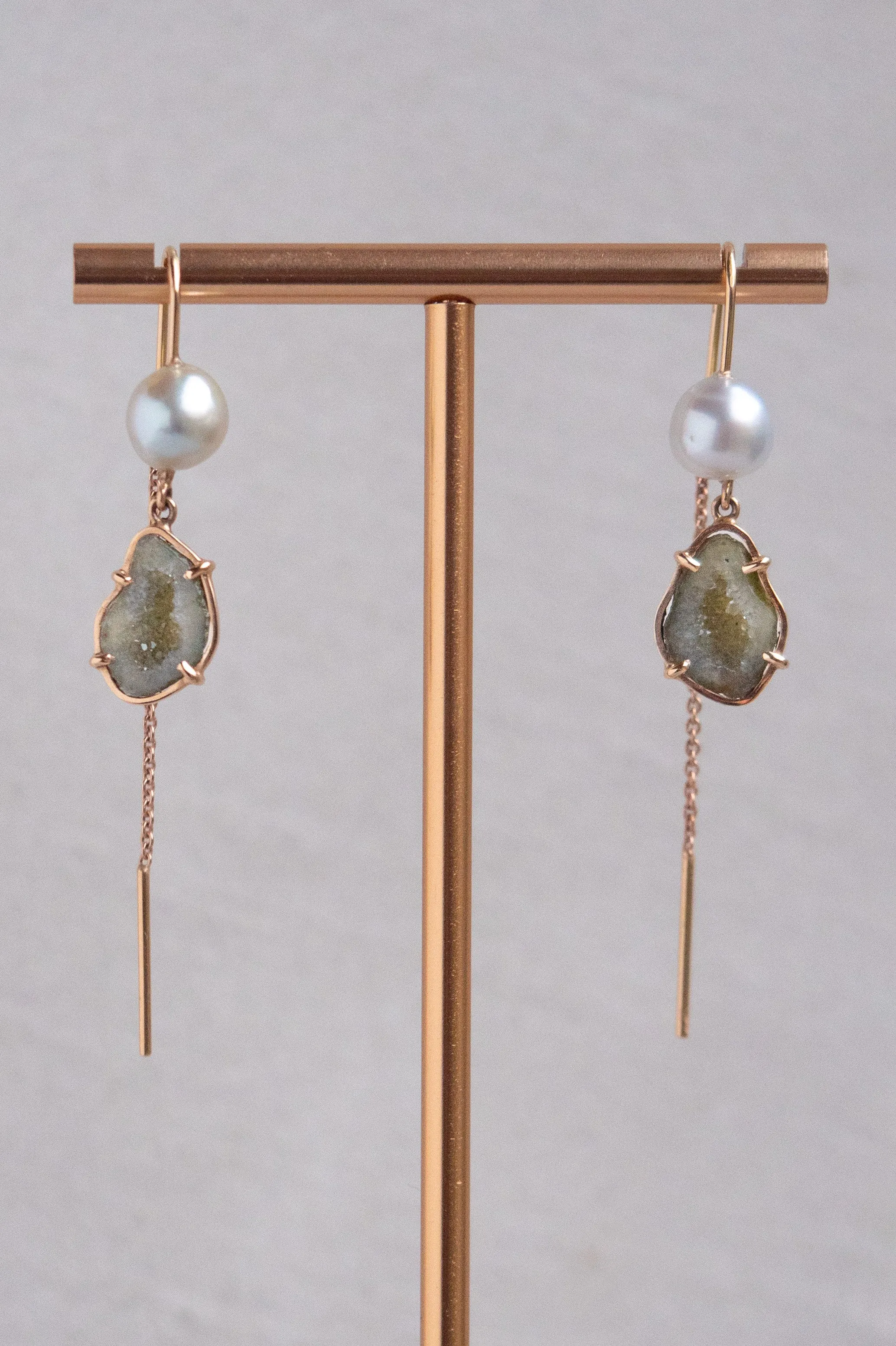 Manou earrings, green turquoise sold by Karolin Van Loon Womens