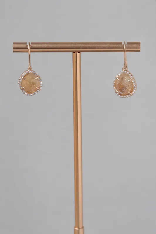 ALISON earrings, mellow yellow sold by Karolin Van Loon Womens