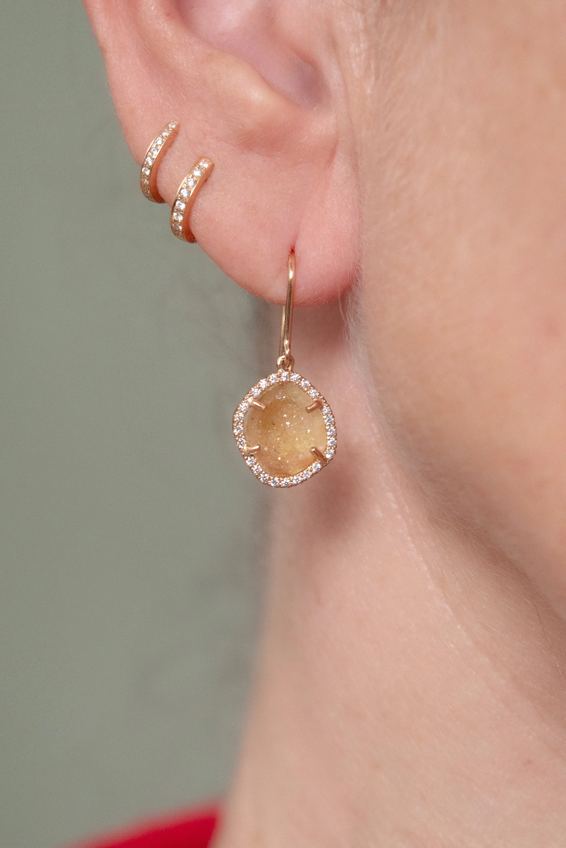 ALISON earrings, mellow yellow sold by Karolin Van Loon Womens product image thumbnail 2