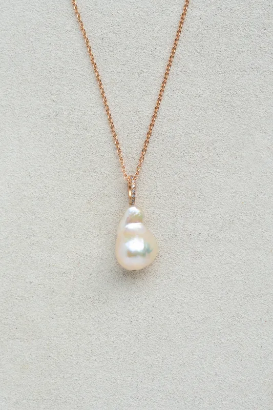 Perla pendant, white sold by Karolin Van Loon Womens