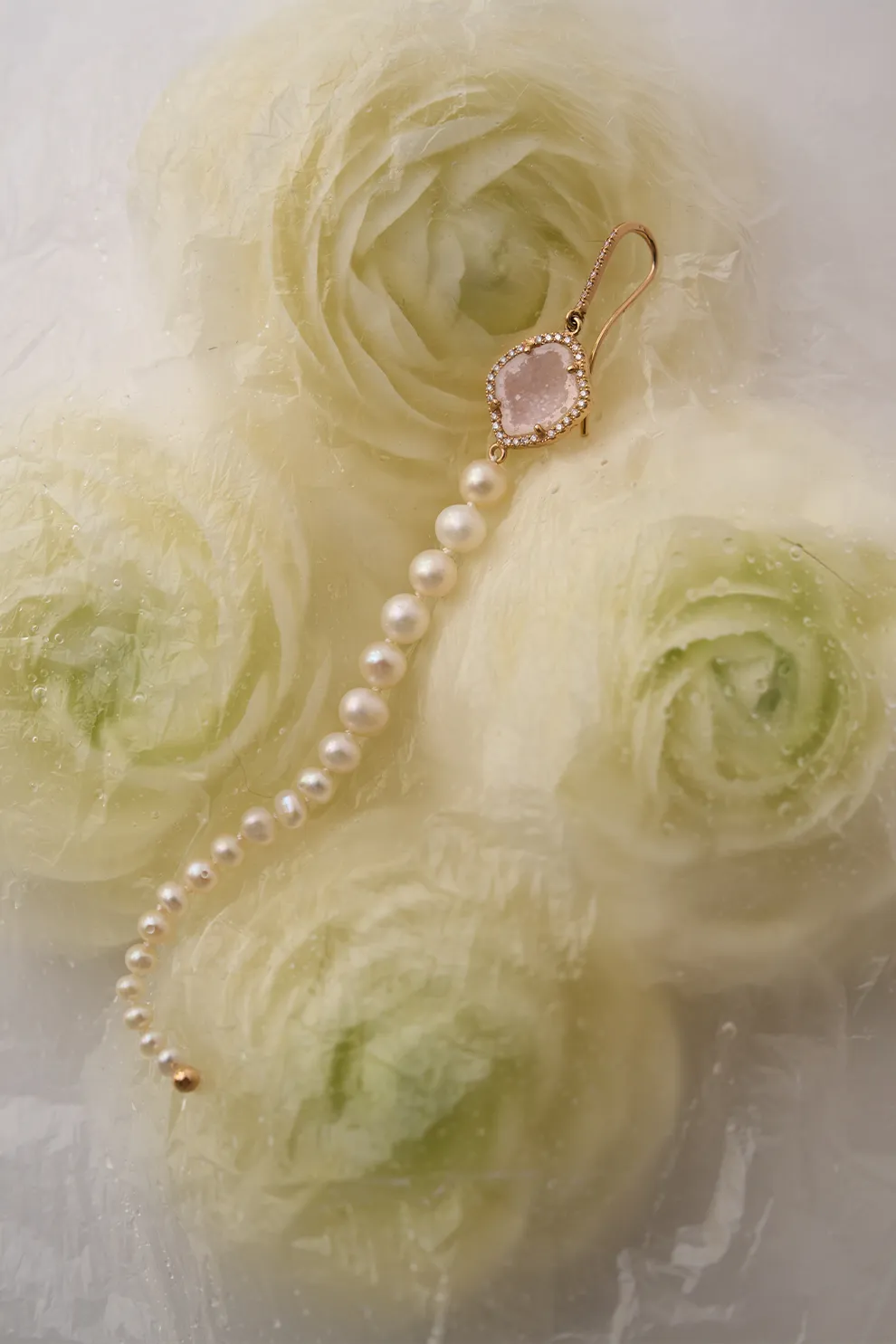 GODDESS earring, Pearl White sold by Karolin Van Loon Womens product image thumbnail 2