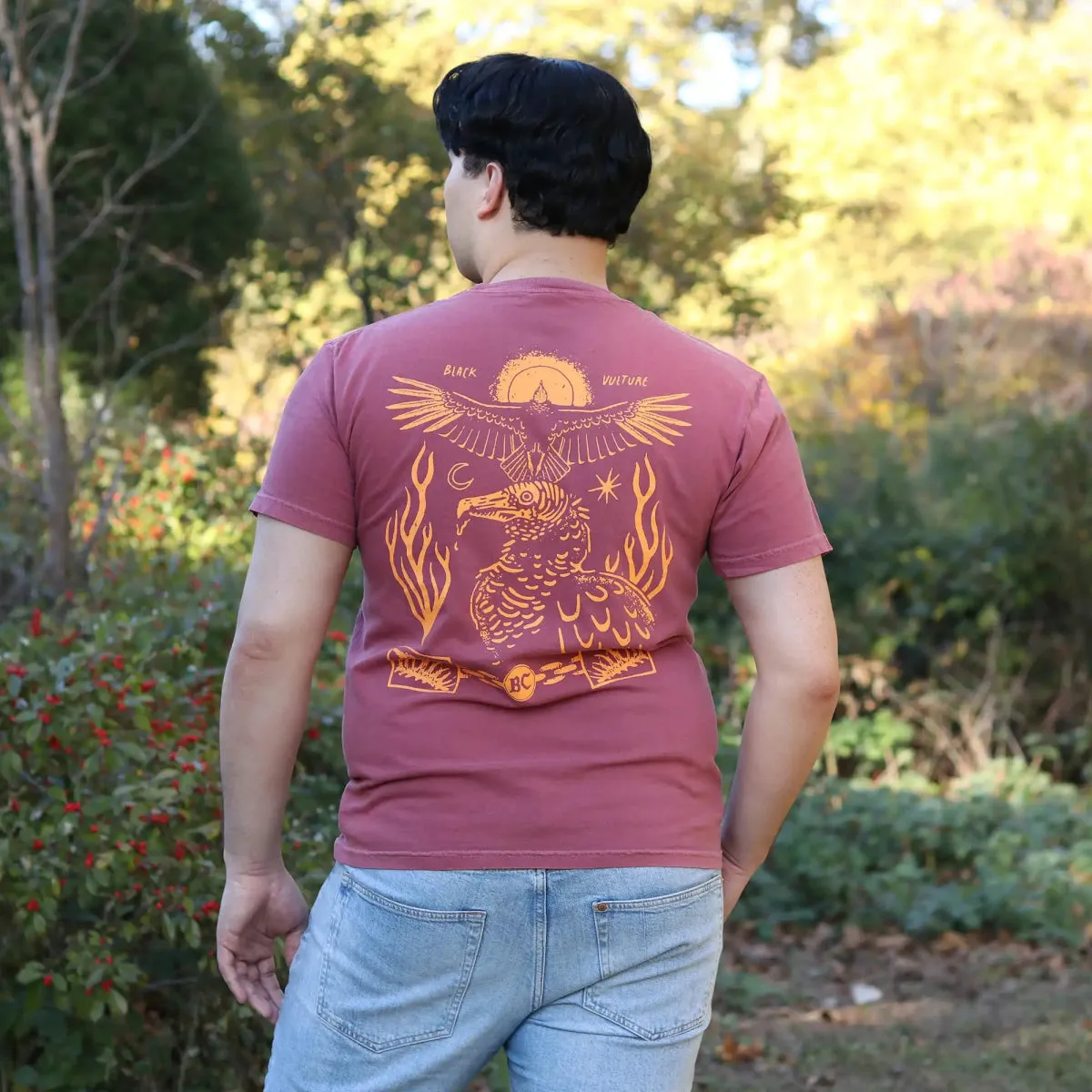 Black Vulture T-Shirt sold by Bird Collective product image thumbnail 5