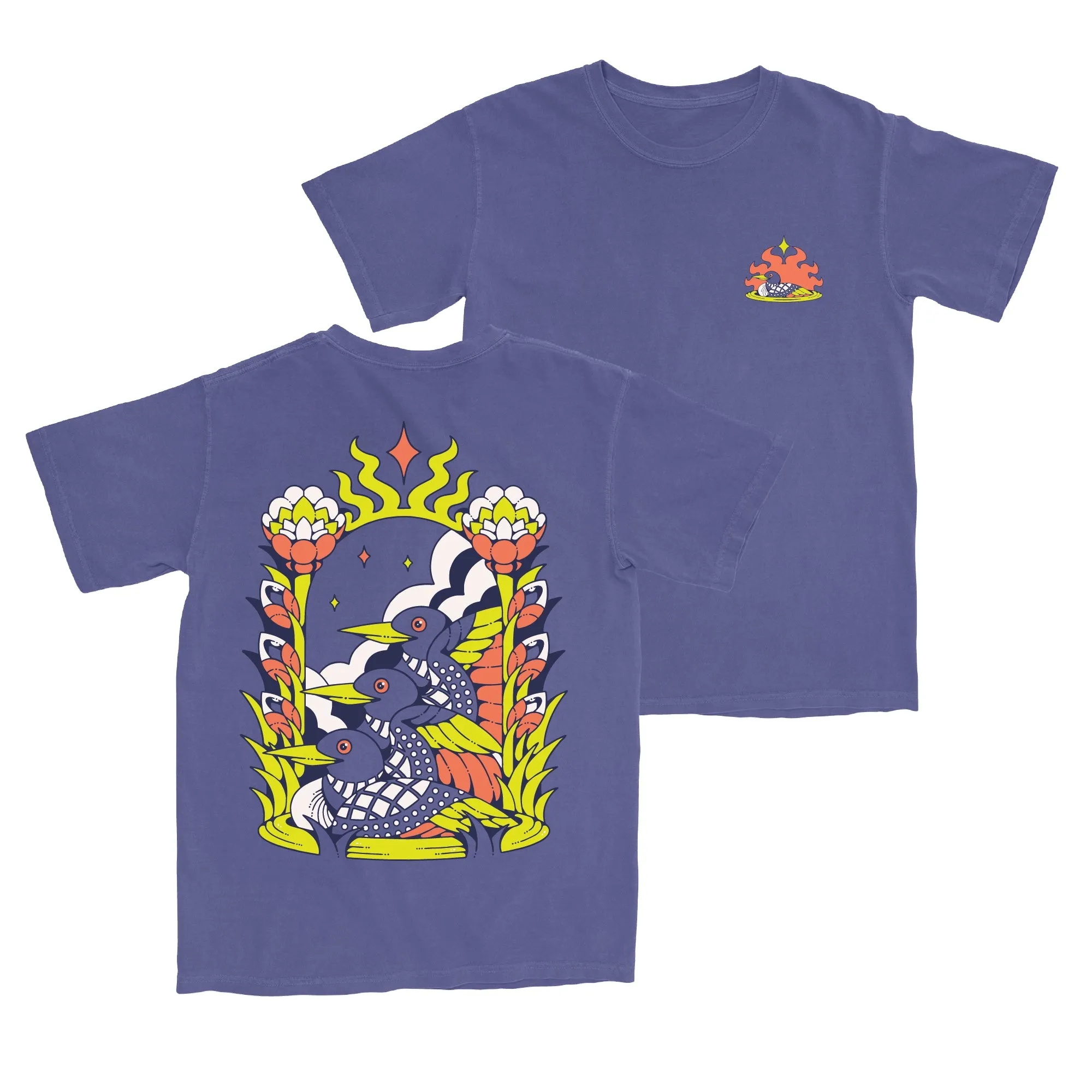 Cosmic Loons Tee sold by Bird Collective product image thumbnail 2