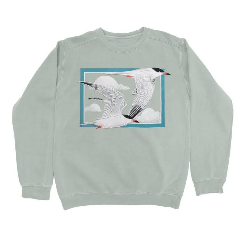 Tern Puff Print Heavyweight Sweatshirt sold by Bird Collective
