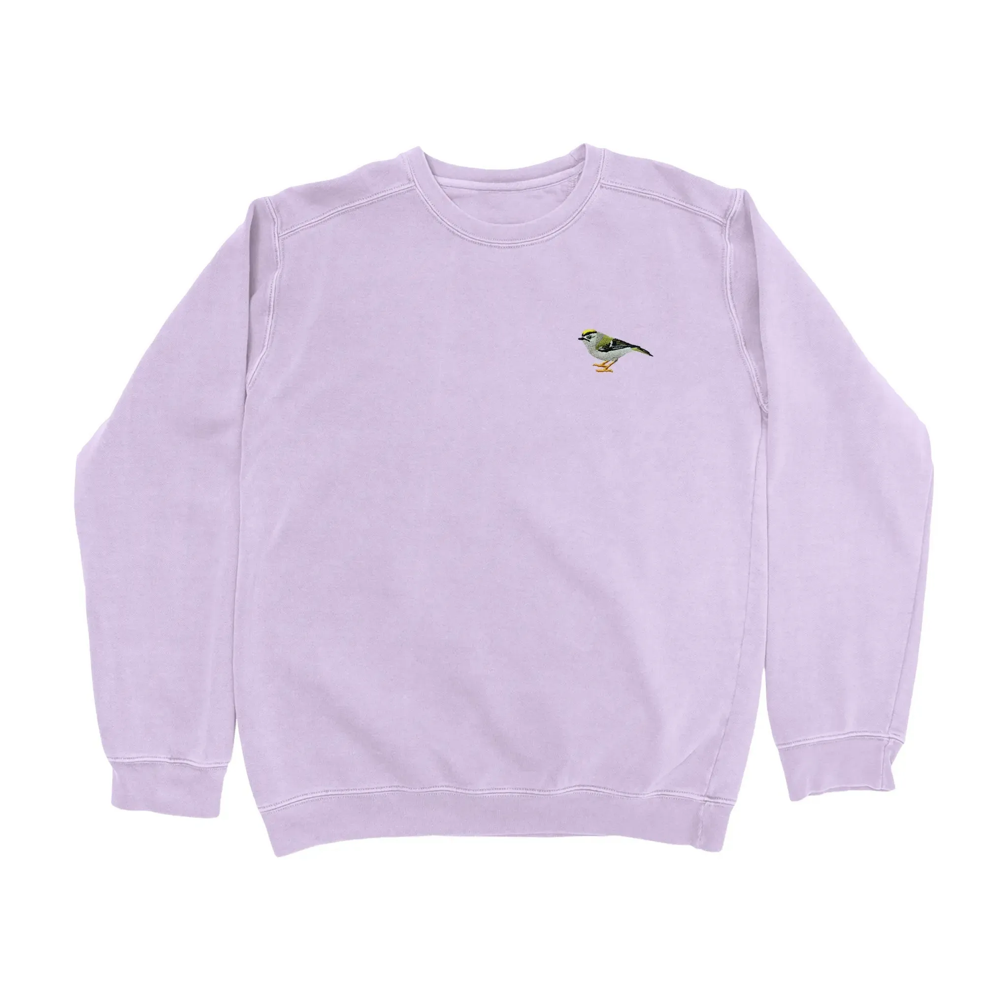 Golden-crowned Kinglet Embroidered Sweatshirt sold by Bird Collective