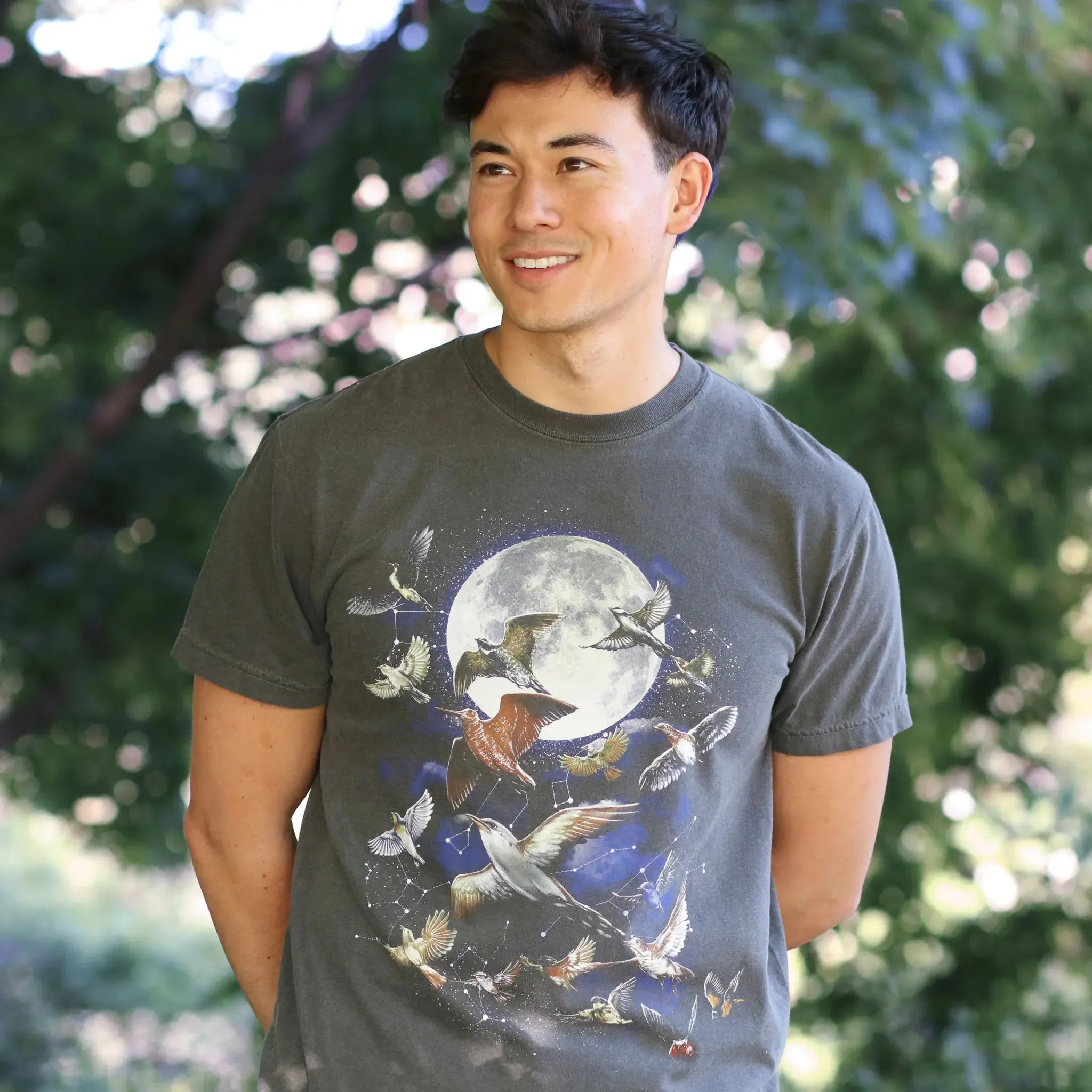 Night Migration Vintage T-Shirt sold by Bird Collective product image thumbnail 2