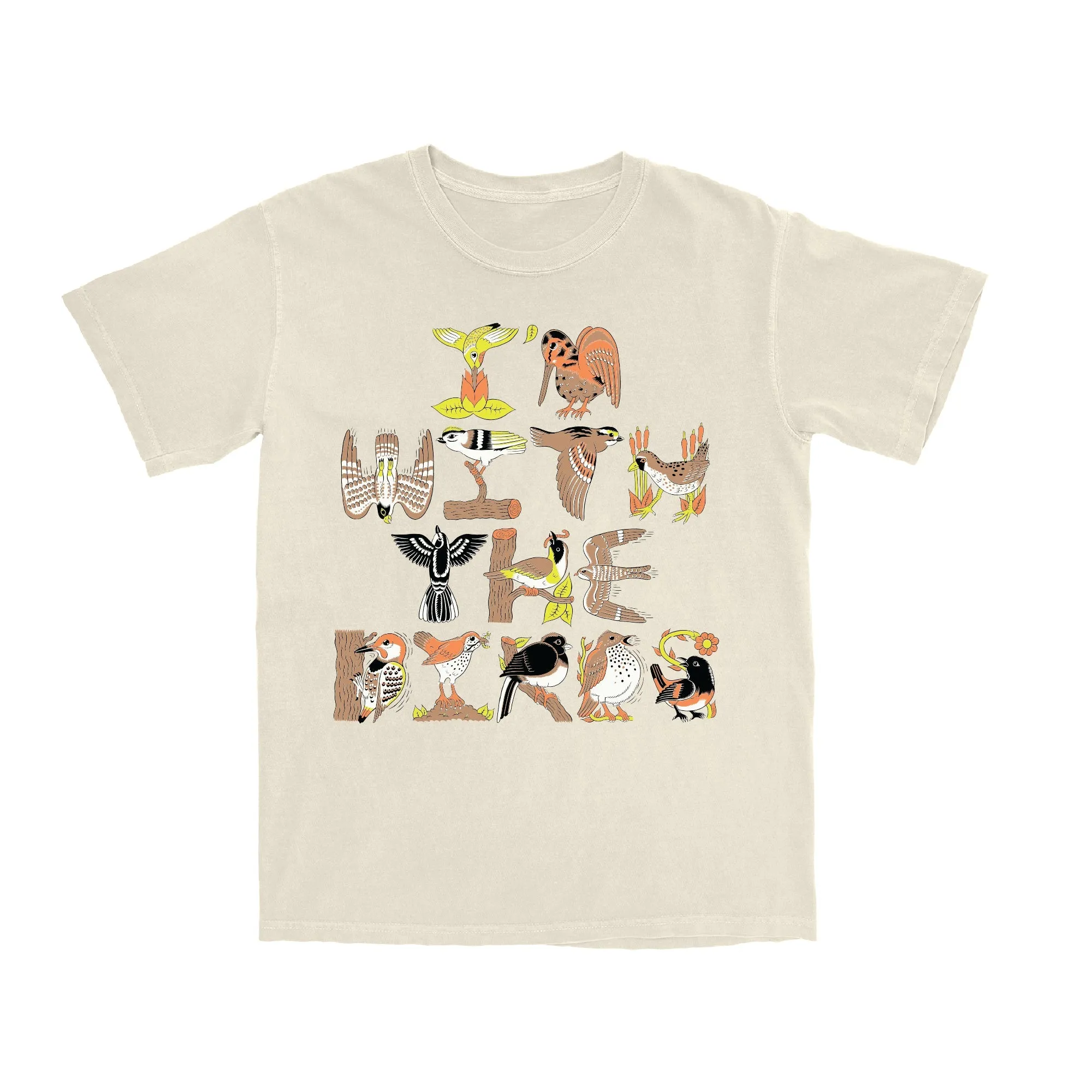 I'm With The Birds T-Shirt sold by Bird Collective