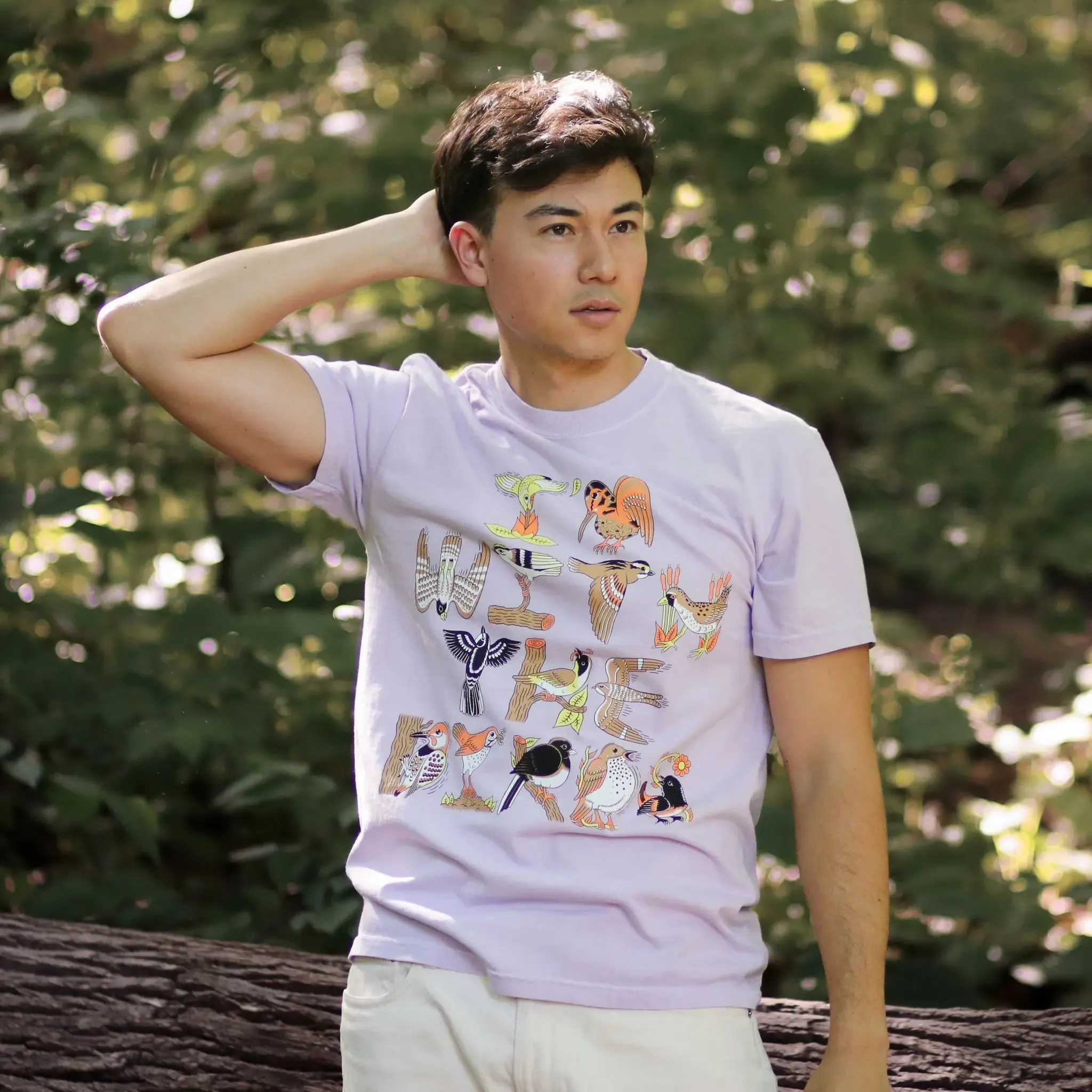 I'm With The Birds T-Shirt sold by Bird Collective product image thumbnail 5