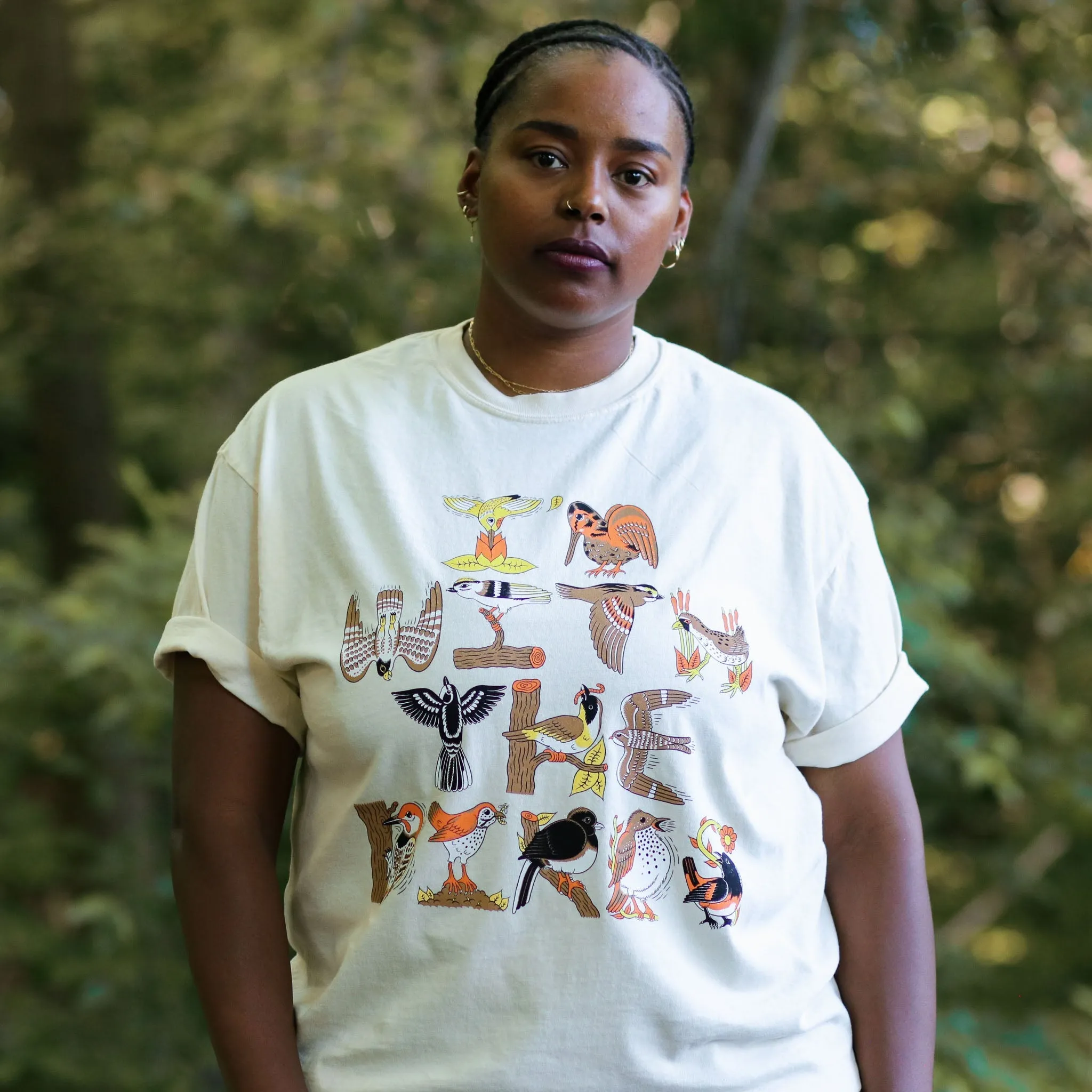I'm With The Birds T-Shirt sold by Bird Collective product image thumbnail 2