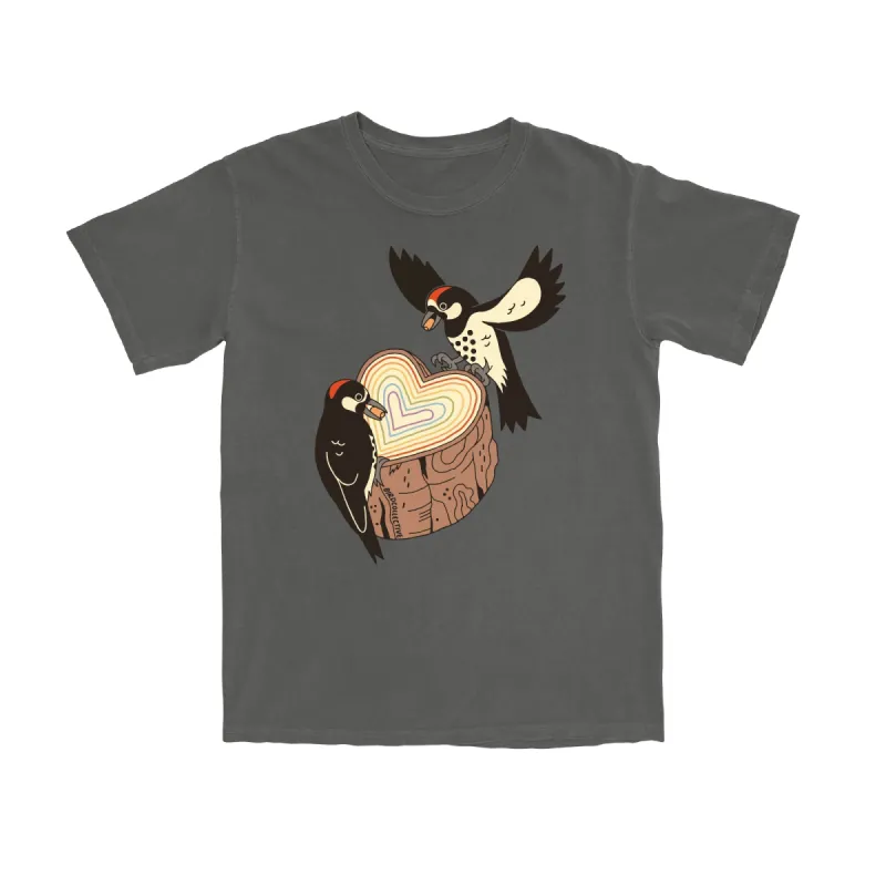 Acorn Woodpecker Pride T-Shirt sold by Bird Collective