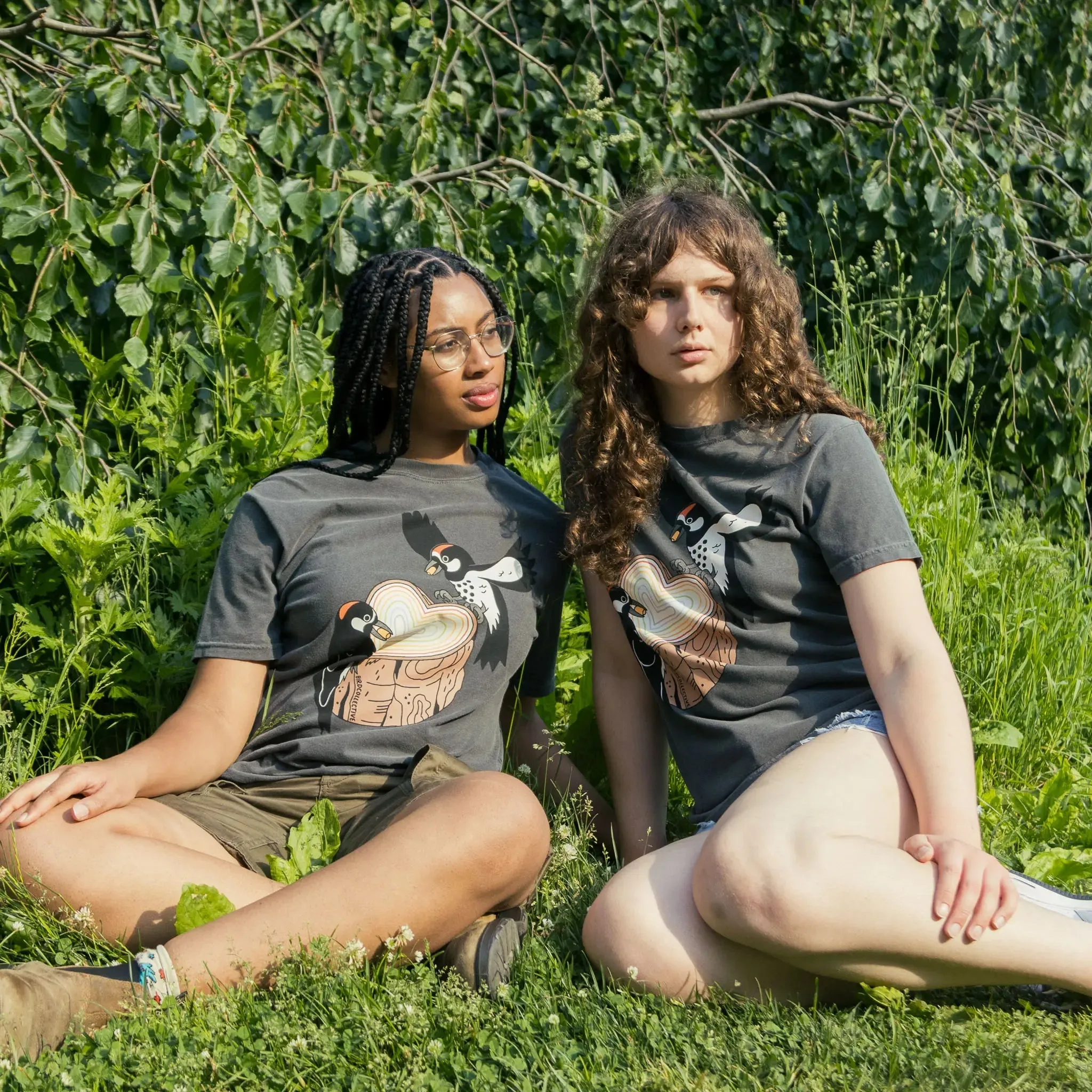 Acorn Woodpecker Pride T-Shirt sold by Bird Collective product image thumbnail 2