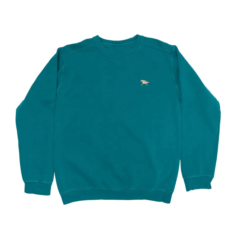 Piping Plover Embroidered Sweatshirt sold by Bird Collective
