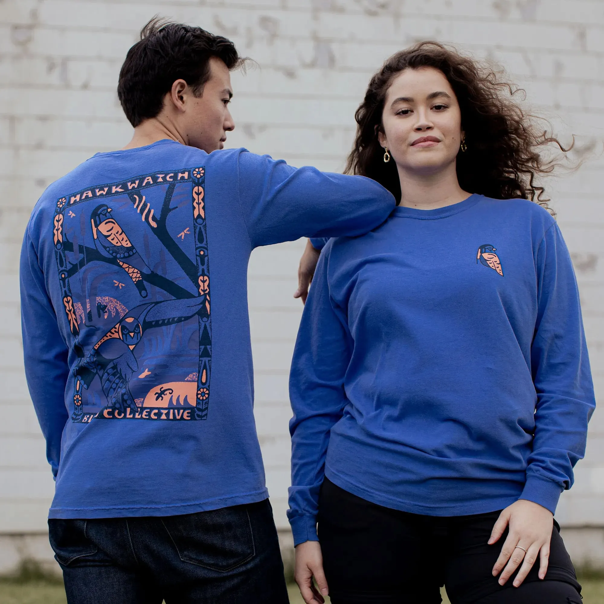Kestrel Long Sleeve T-Shirt sold by Bird Collective product image thumbnail 4